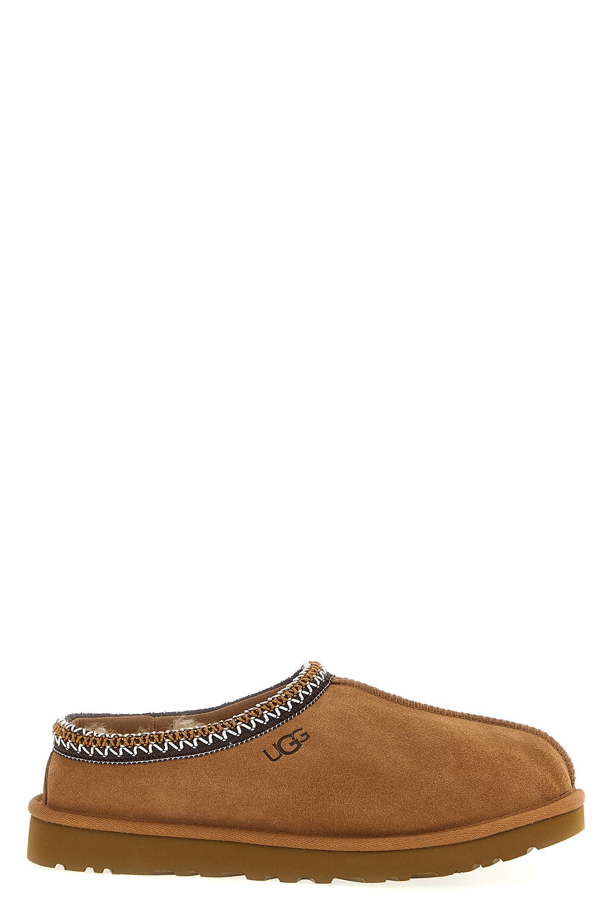 Ugg Tasman 5950-che Clogs Mens 7 Chestnut Suede Comfort Slip On Slippers Rhs2608 (brown,7) In Brown