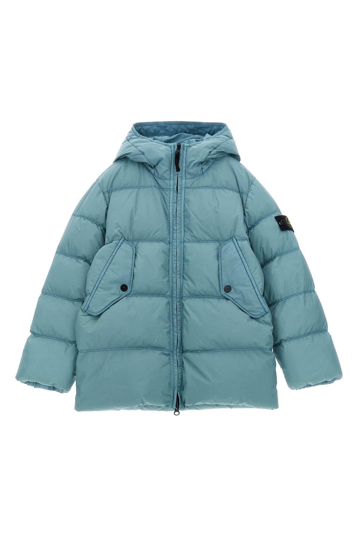 Stone  junior ダウンジャケット stone-island-junior-hooded-