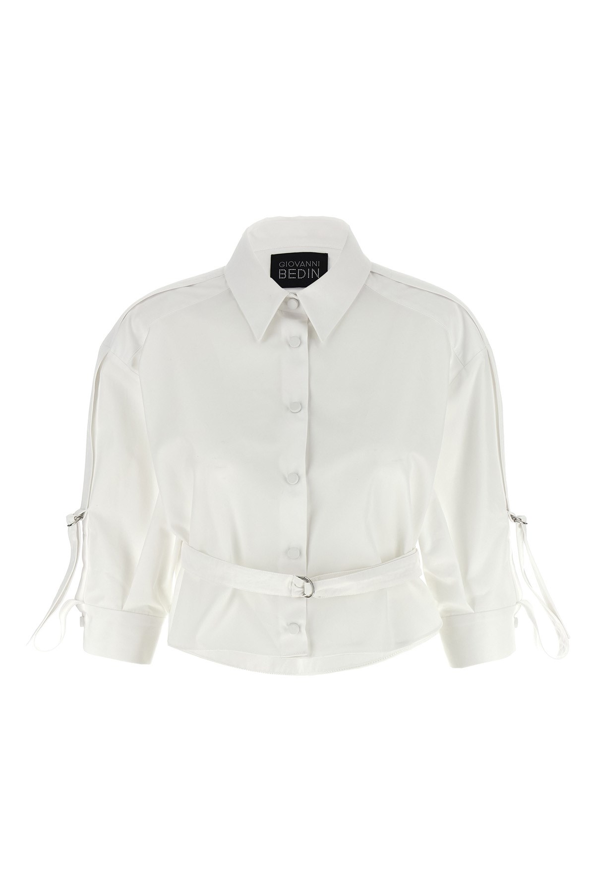 Tシャツ・カットソー JEJIA SS23 'Asymmetric'' shirt (JDPS23SH13012 1484) Jejia Asymmetric cotton shirt with button | JDPS23SH130121484