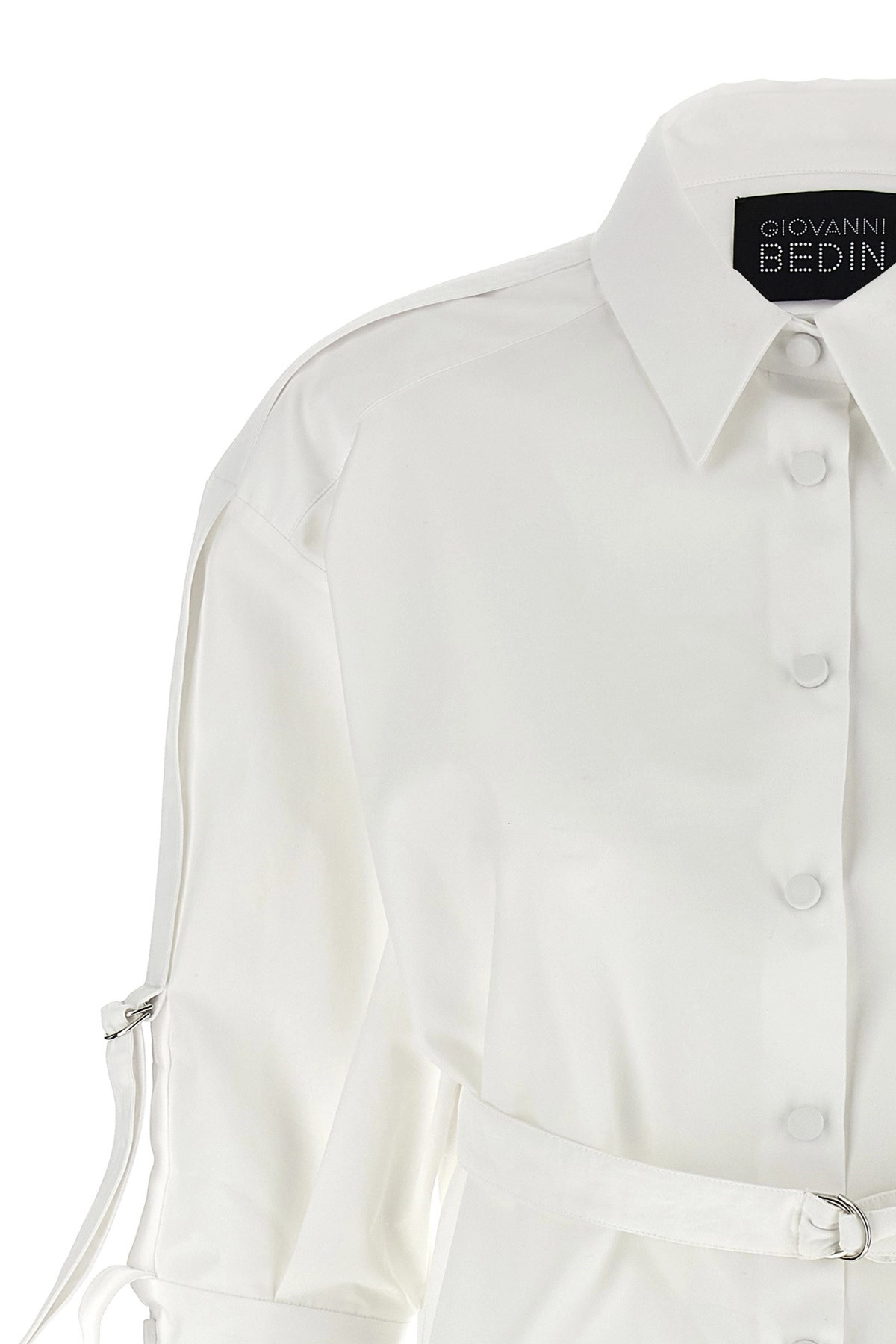 Tシャツ・カットソー GIOVANNI BEDIN SS25 CROPPED SHIRT (GB25 068 CROPPED WHITE) Giovanni bedin Cropped shirt available on julian-fashion.com