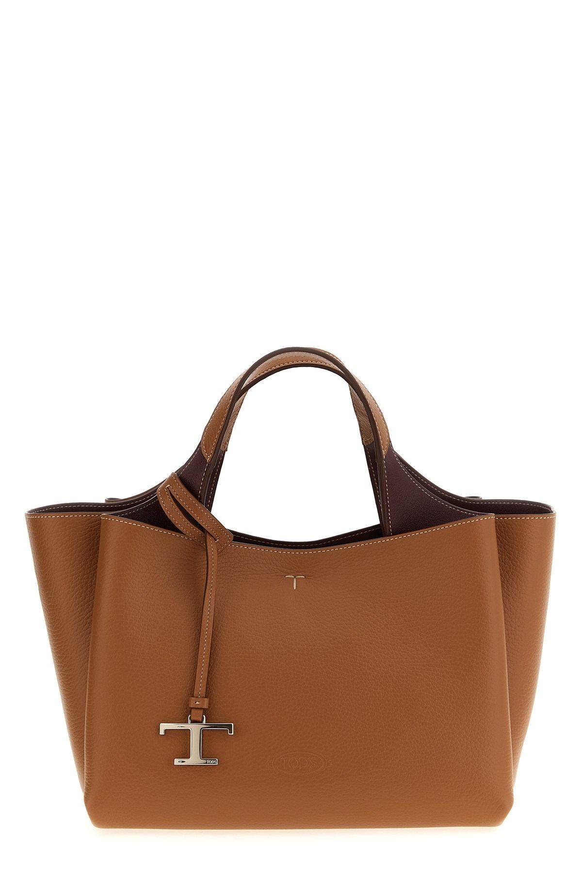 Tod's Apa 2 Manici Mini Trac Pelle T Pend Handbags Brown In Brown