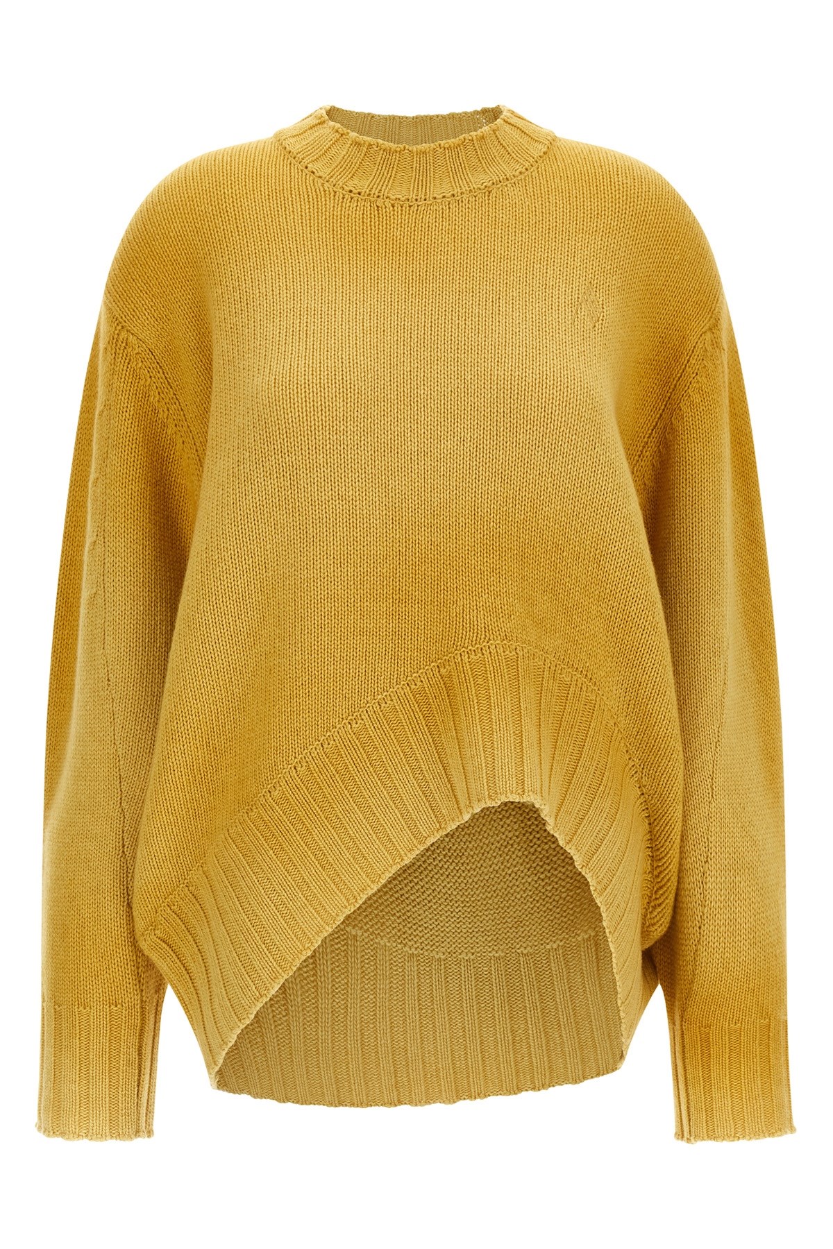 Attico Logo Embroidery Sweater Sweaters And Cardigans Yellow In Yellow