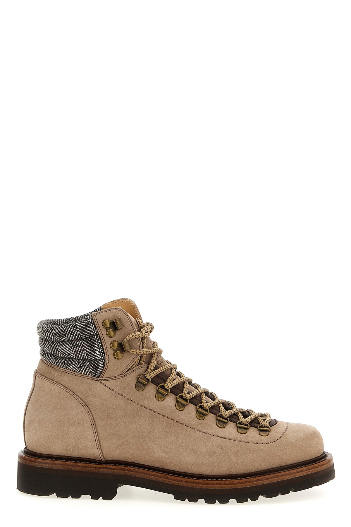 Brunello Cucinelli Mountain Boot Boots And Ankle Boots Beige In Brown