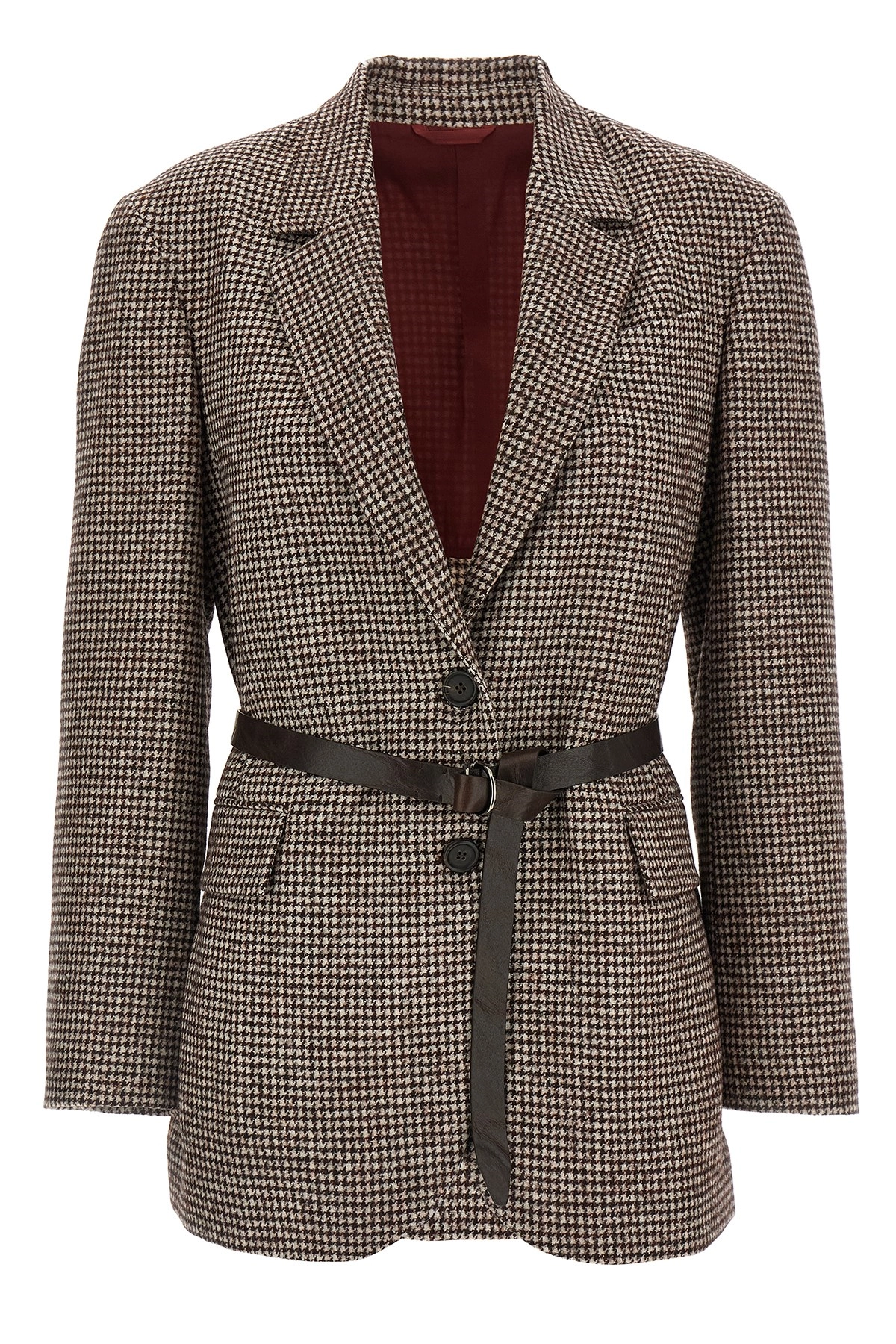 Brunello cucinelli Houndstooth blazer available on julian
