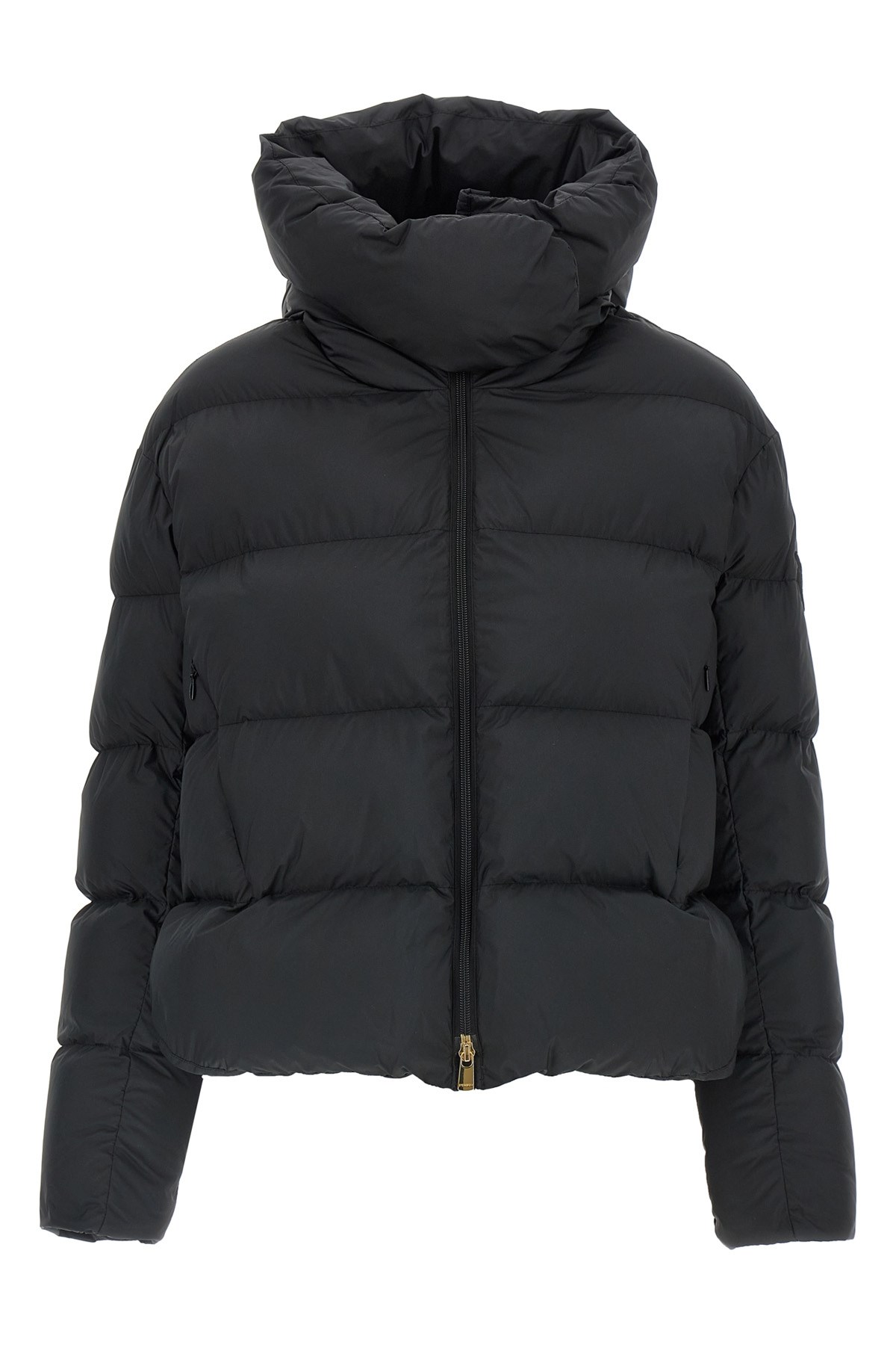 Pinko Quilted High-neck Puffer Jacket In Black