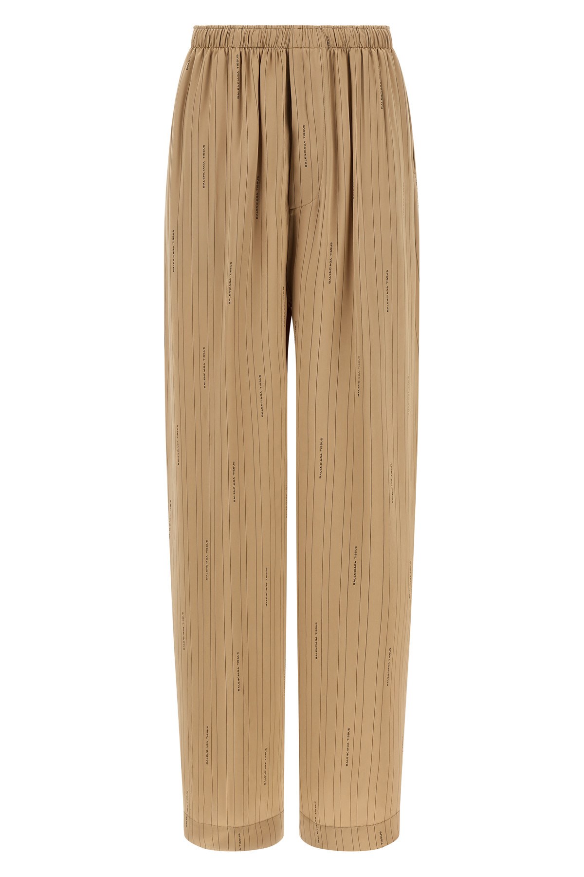 Balenciaga Tailored Trousers Pinstripe Pattern In Gold