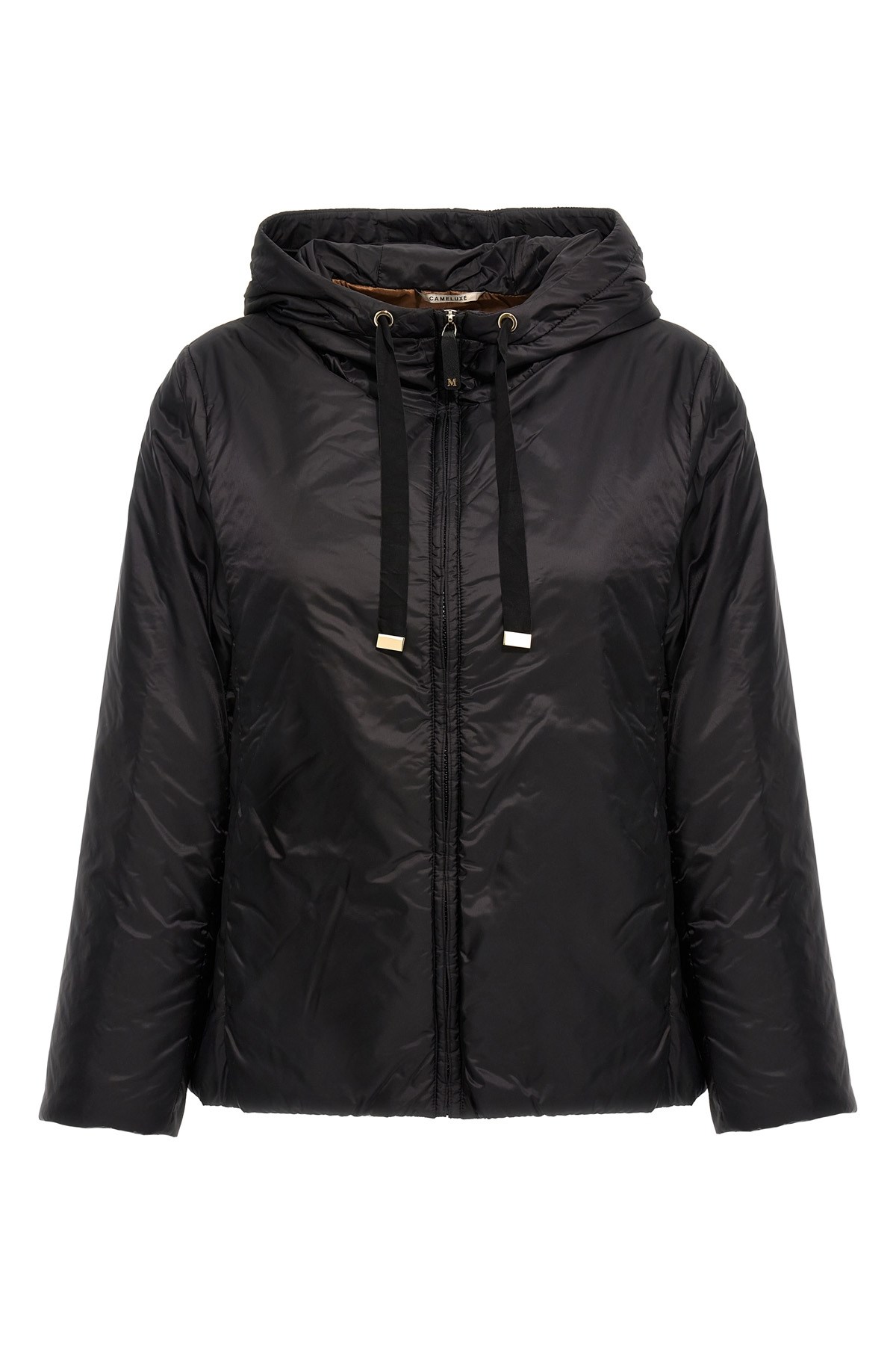 Max Mara The Cube Greenh Technical Fabric Jacket In Black