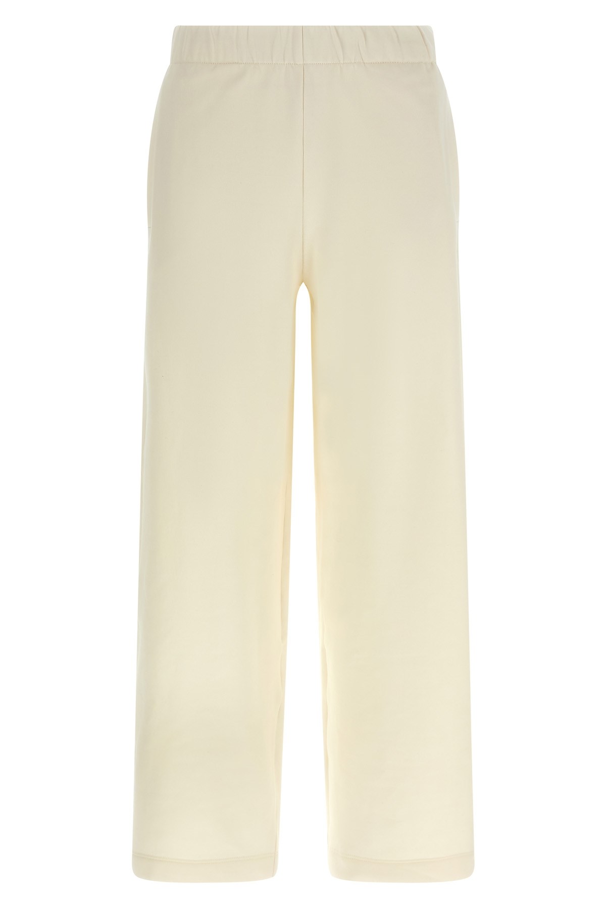 Max Mara Elastic Waist Casual Pants In White