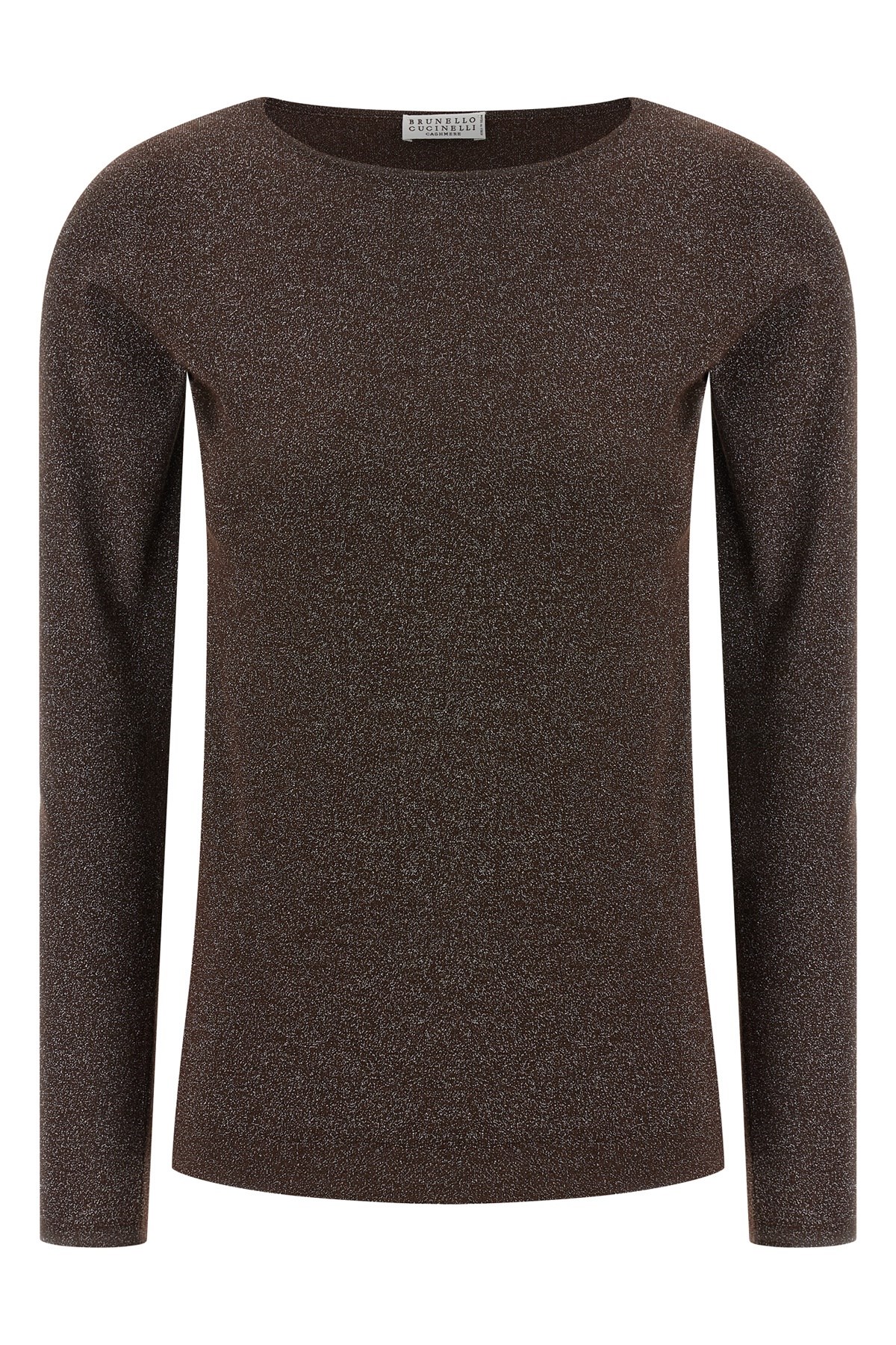 Brunello Cucinelli Lurex Sweater Sweaters And Cardigans Brown In Brown