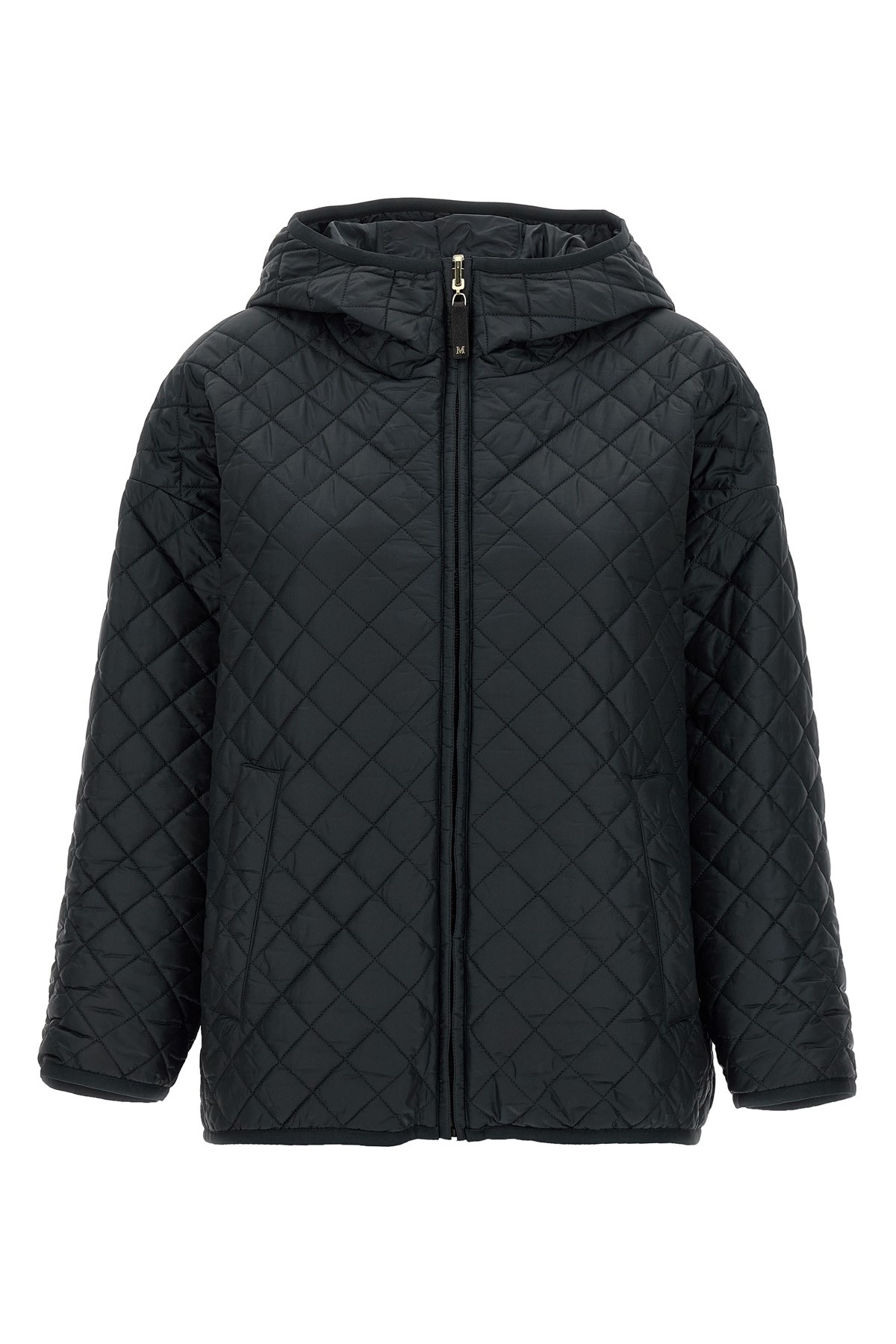 Max Mara The Cube Leo Reversible Jacket In Black