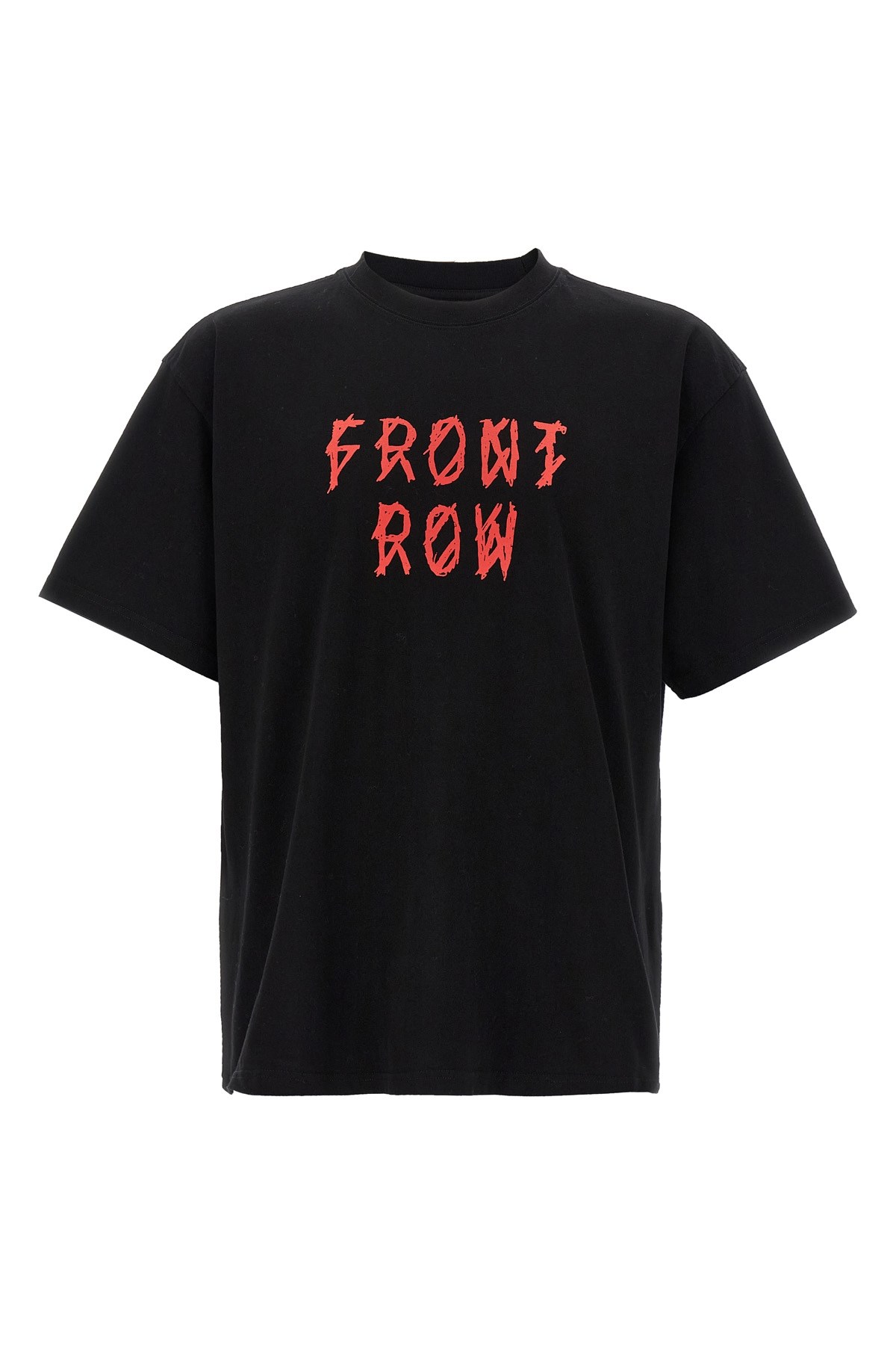 44 Label Group Cotton T-shirt With Logo Print In Black