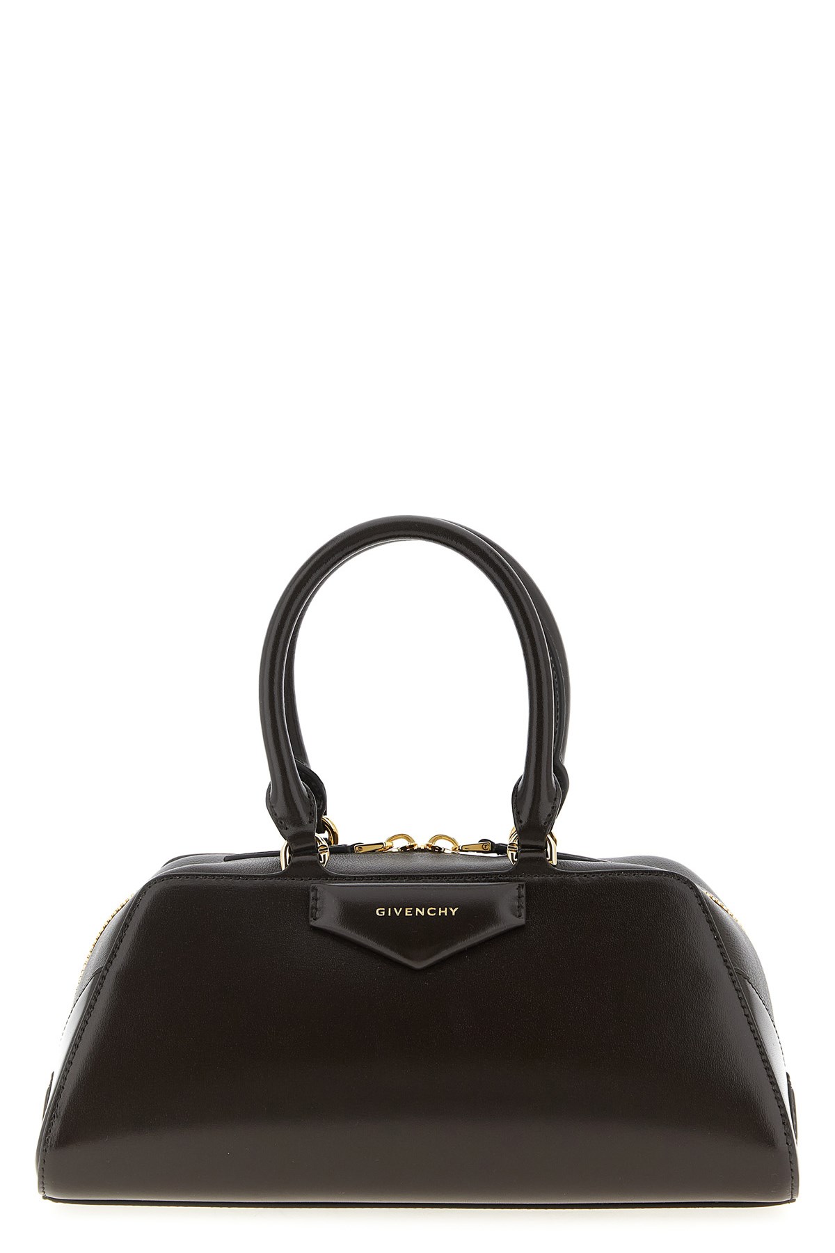 Givenchy Small Antigona East-west Box Leather Bags In Brown