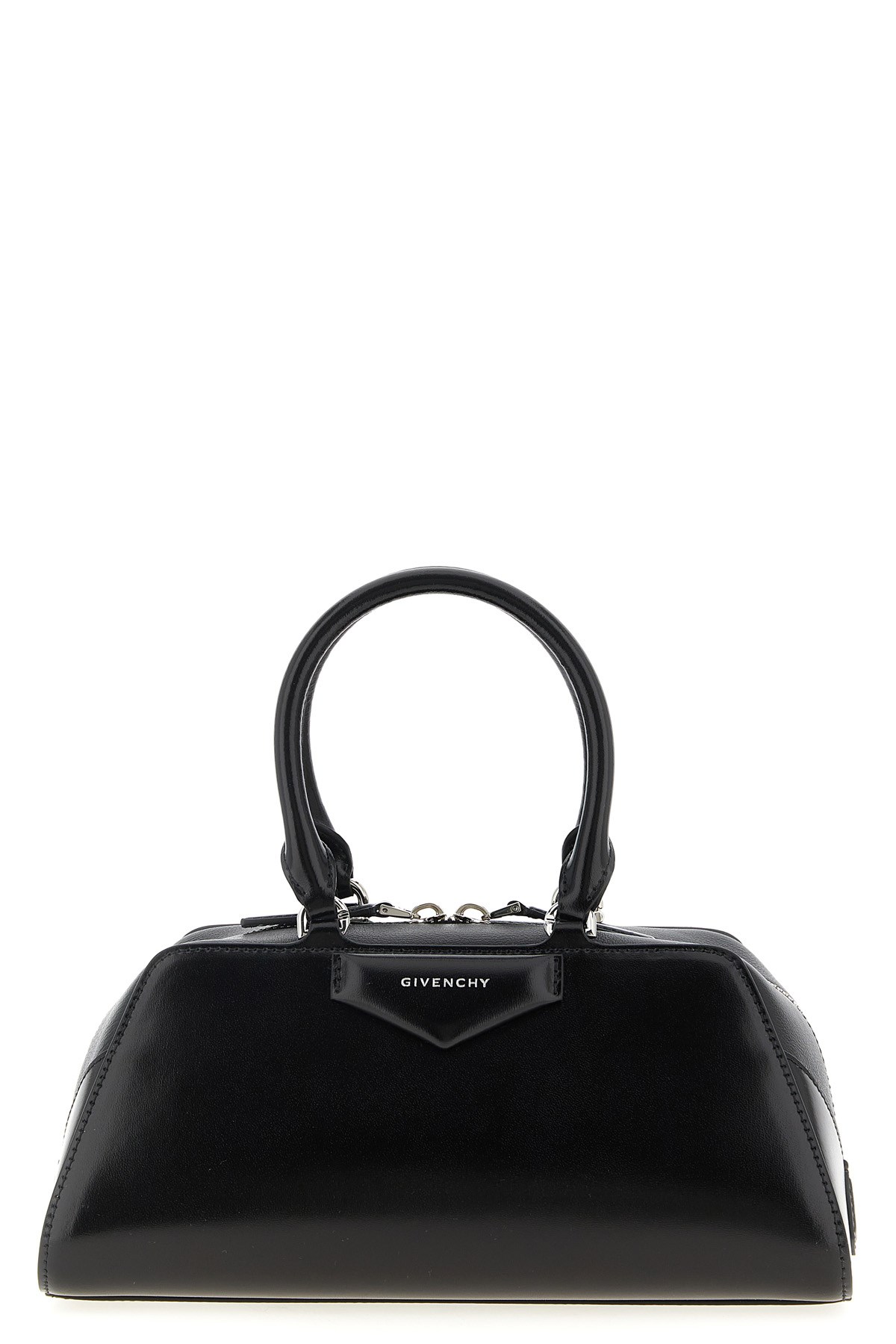 Givenchy Antigona East-west Mini Handbag In Black
