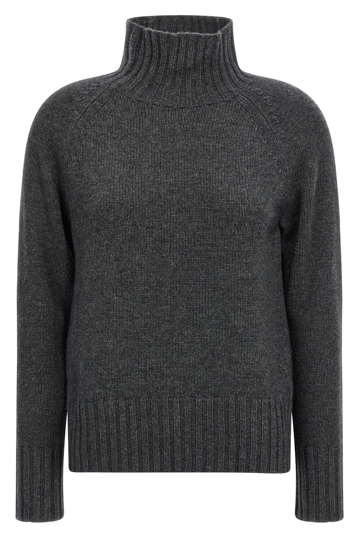 Max Mara 'mantova' Turtleneck Sweater In Gray