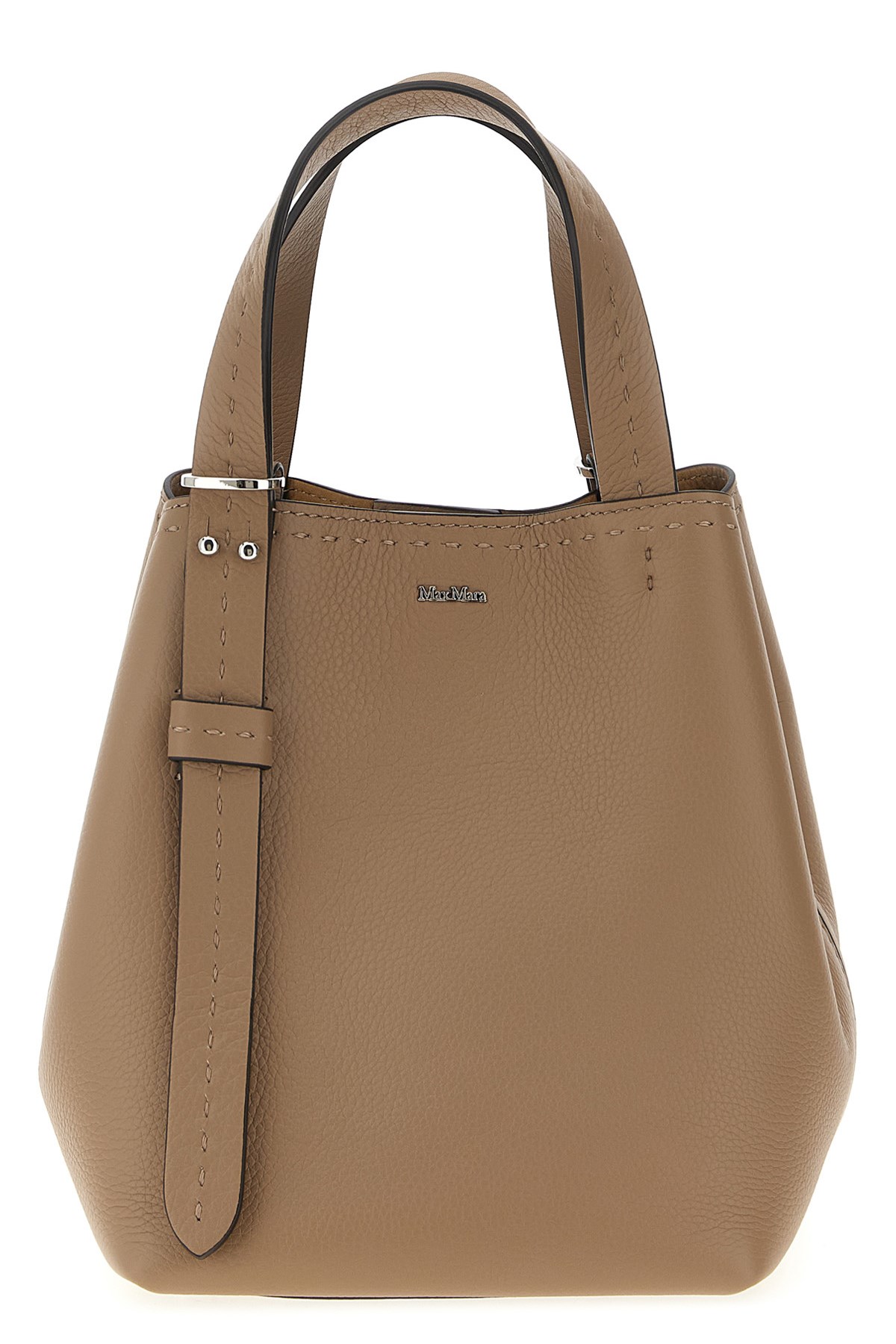 Max Mara Grey Archetipo Extra Small Handbag In Gray