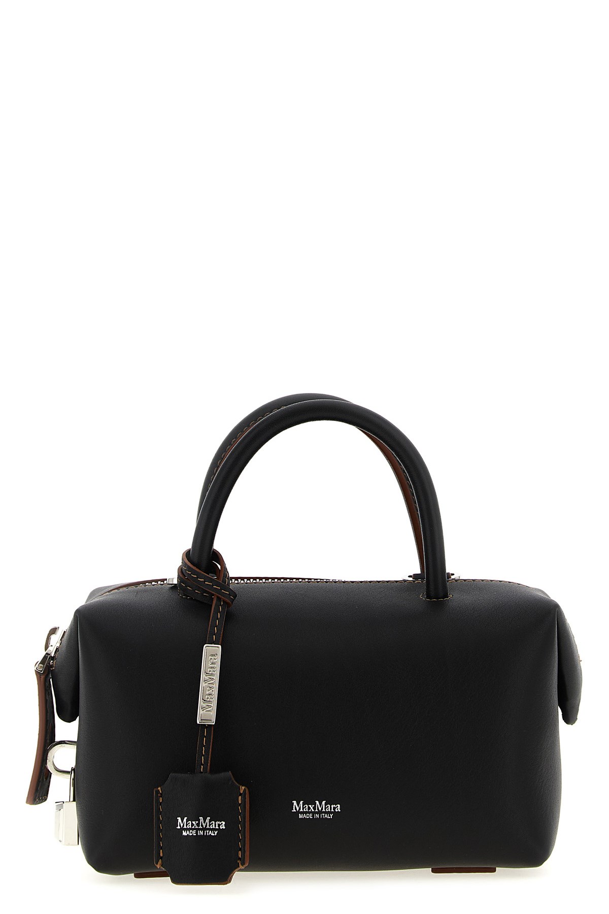 Max Mara Small Top Case Detachable Strap In Black