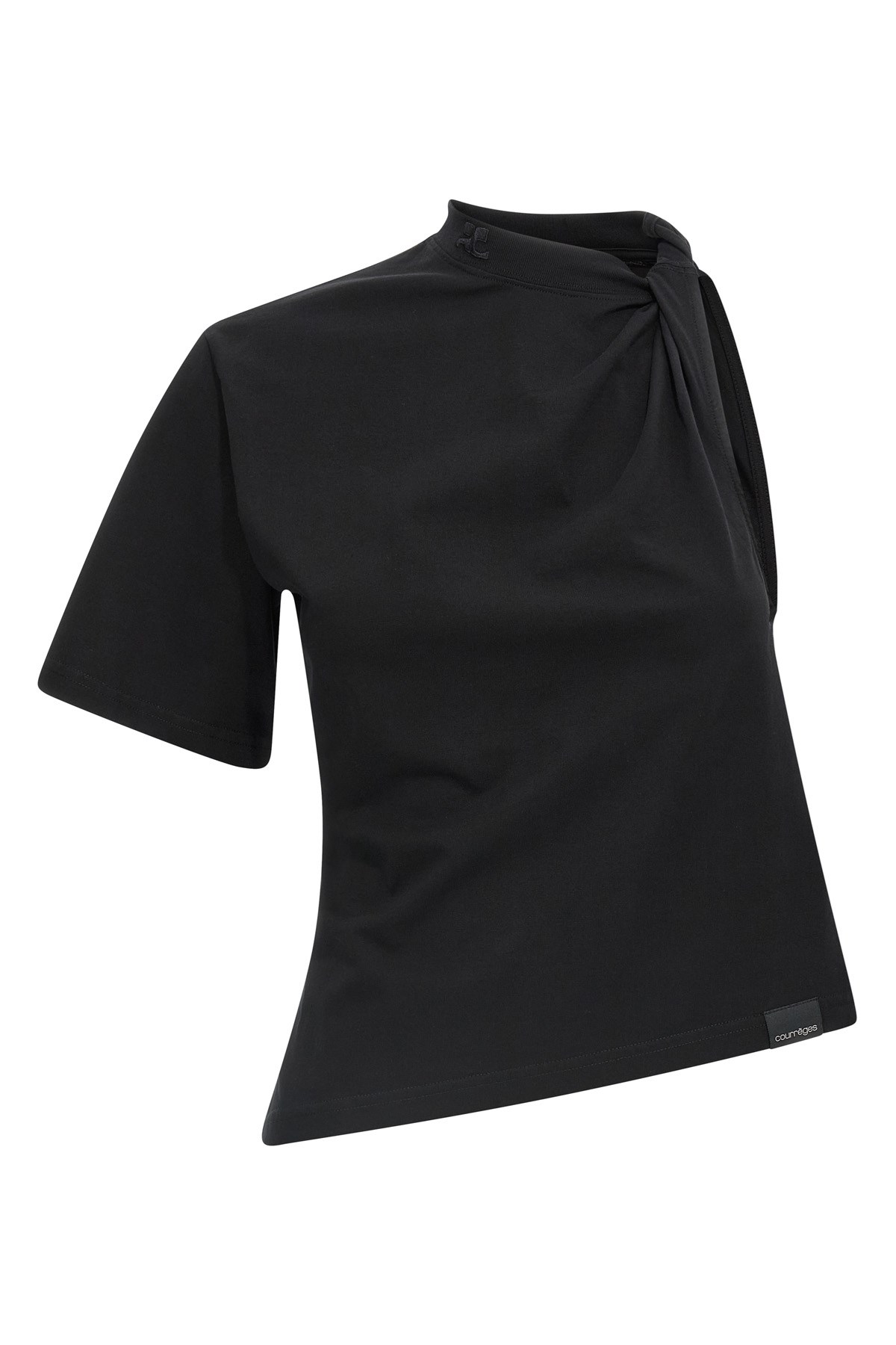COURREGES 'Twist Asymmetrical' T-Shirt