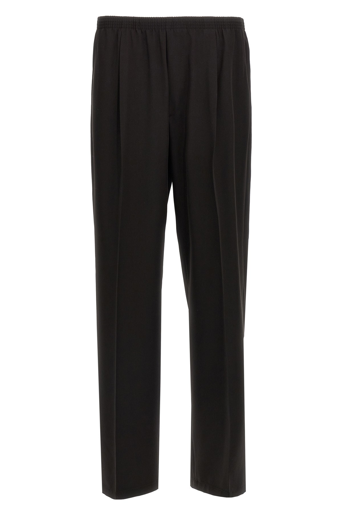 Cellar Door Ezio Elastic-waistband Trousers In Black