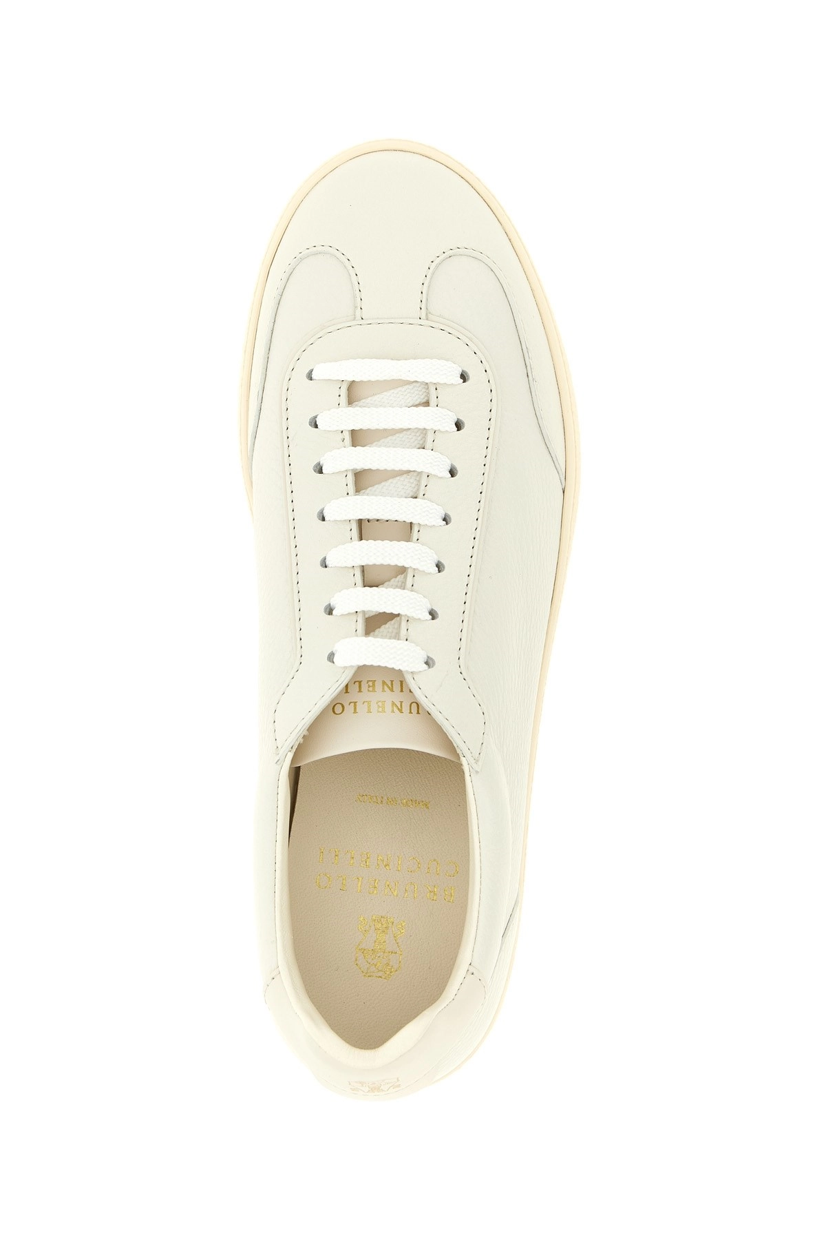 Brunello cucinelli Deer leather sneakers available on julian