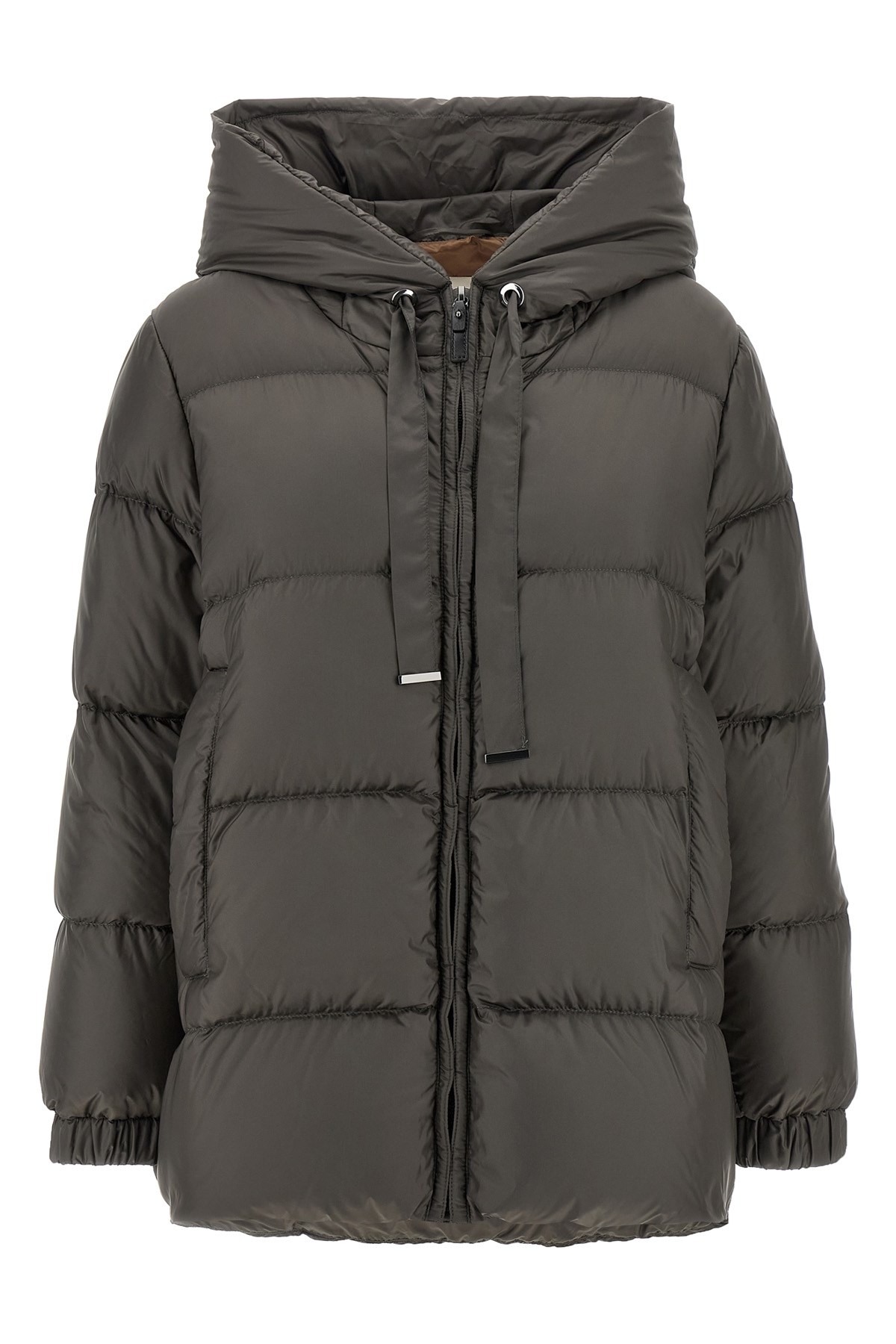 Max Mara The Cube Seia Down Jacket In Gray