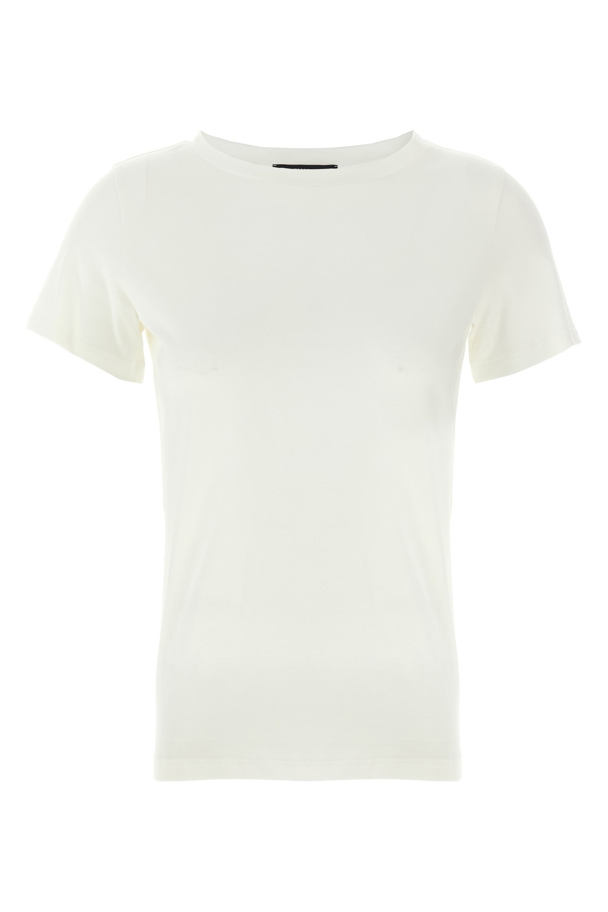 Weekend Max Mara Basic Crew Neck T-shirt In Neutral
