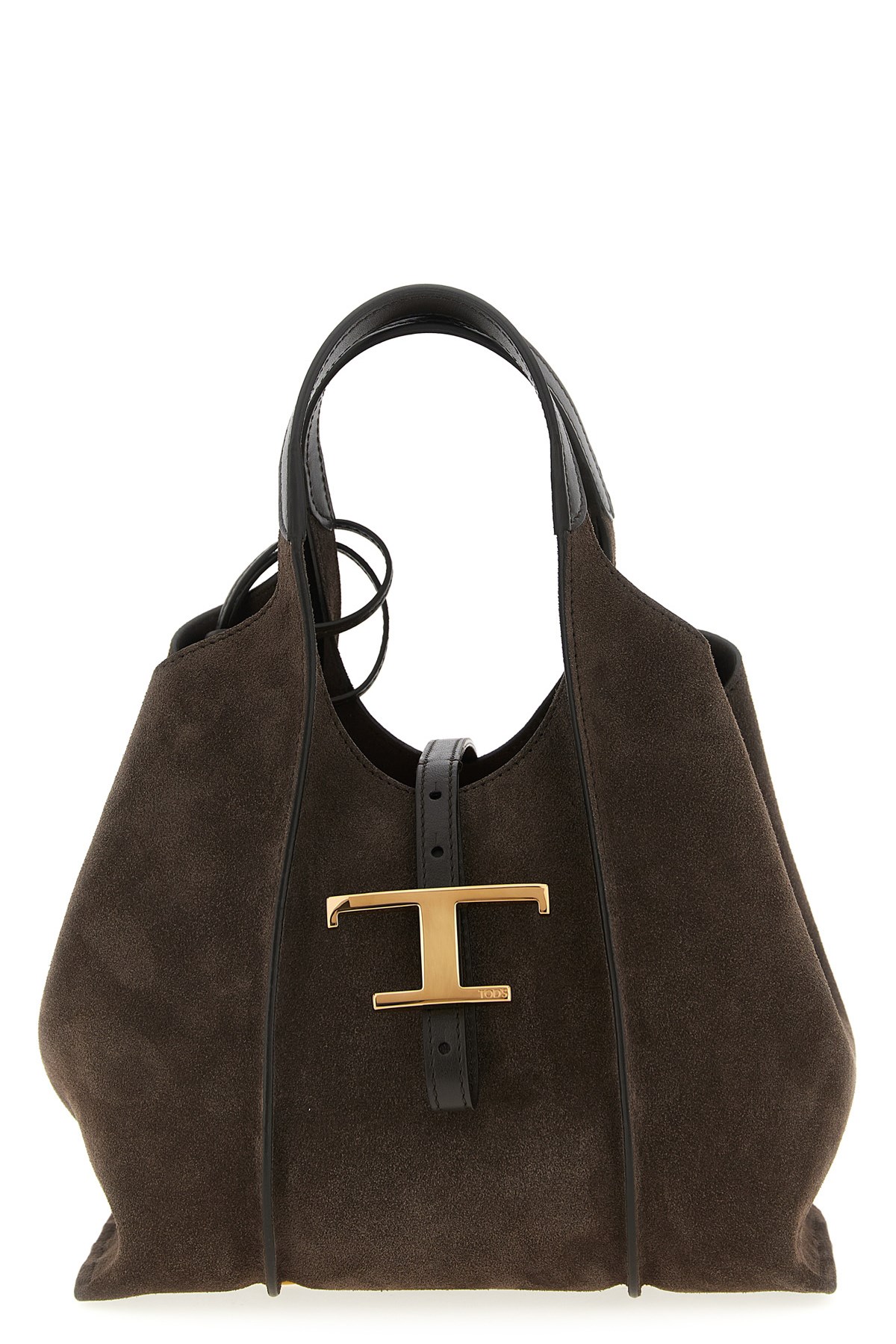 Tod's T Timeless Mini Shopping Bag In Brown