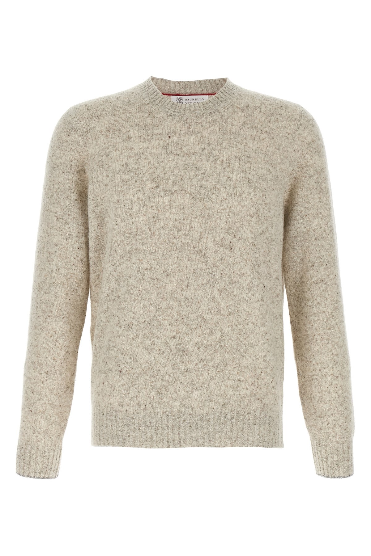 Brunello Cucinelli Men Buttoned Yarn Sweater In Neutral