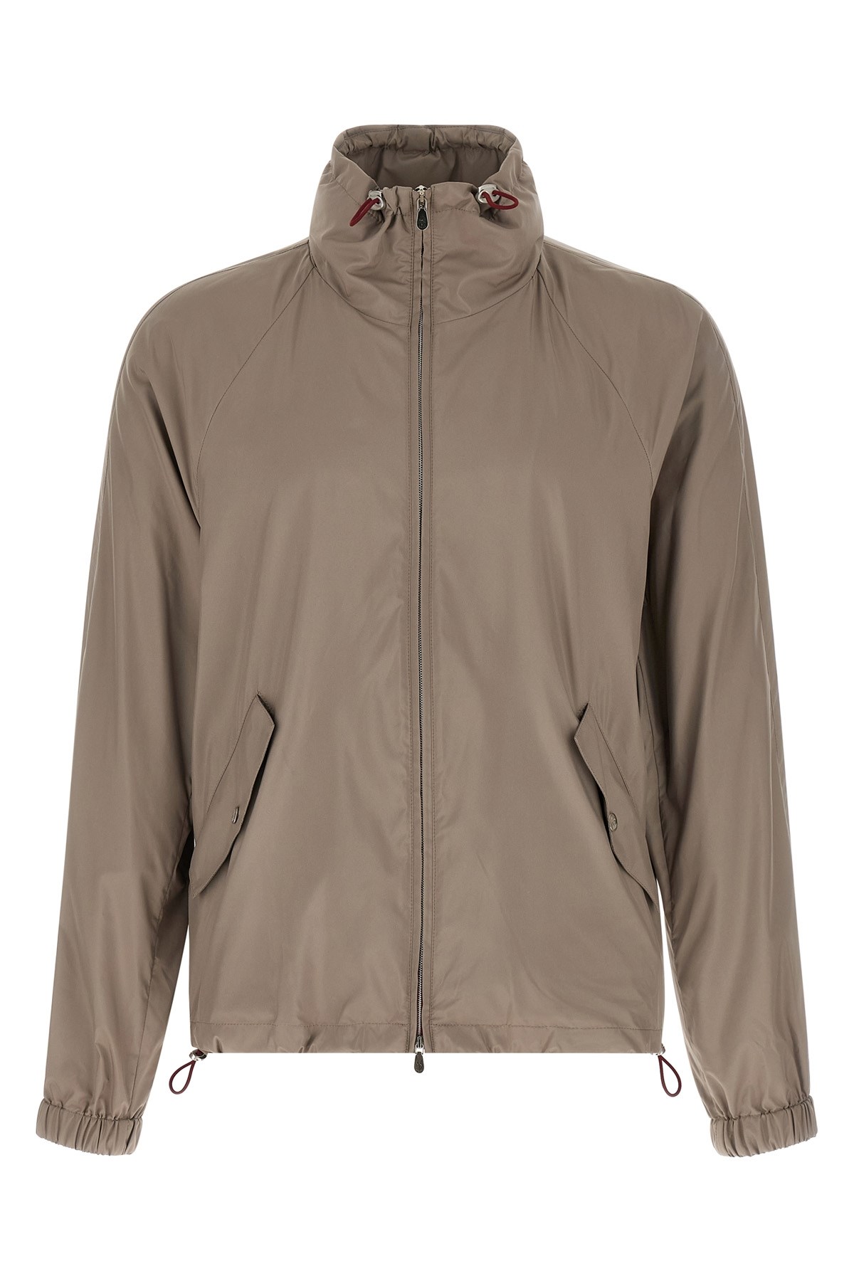 Brunello Cucinelli Foldable Unlined Jacket Puffer Jackets Gray In Gray