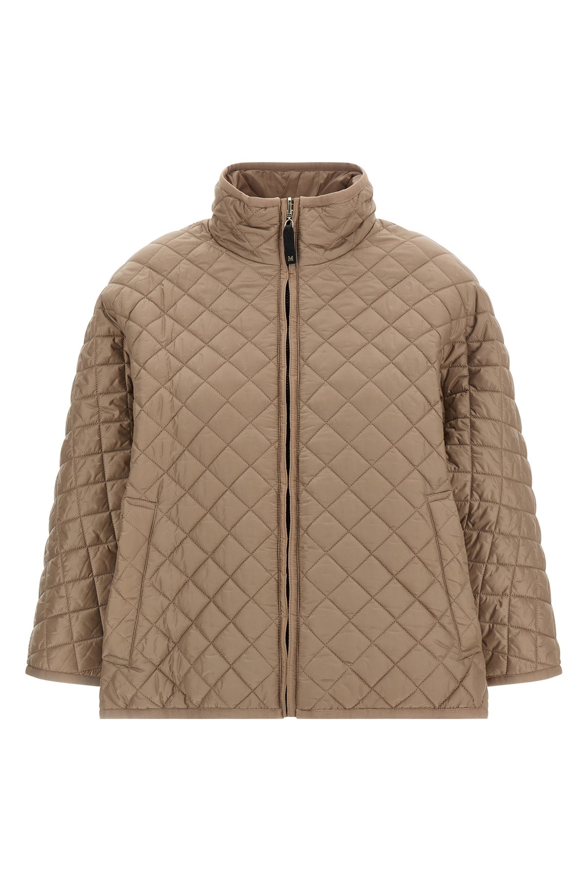 キャップ MAX MARA DERRIK CAPE Lightweight cashmere broadcloth cape, beige | 