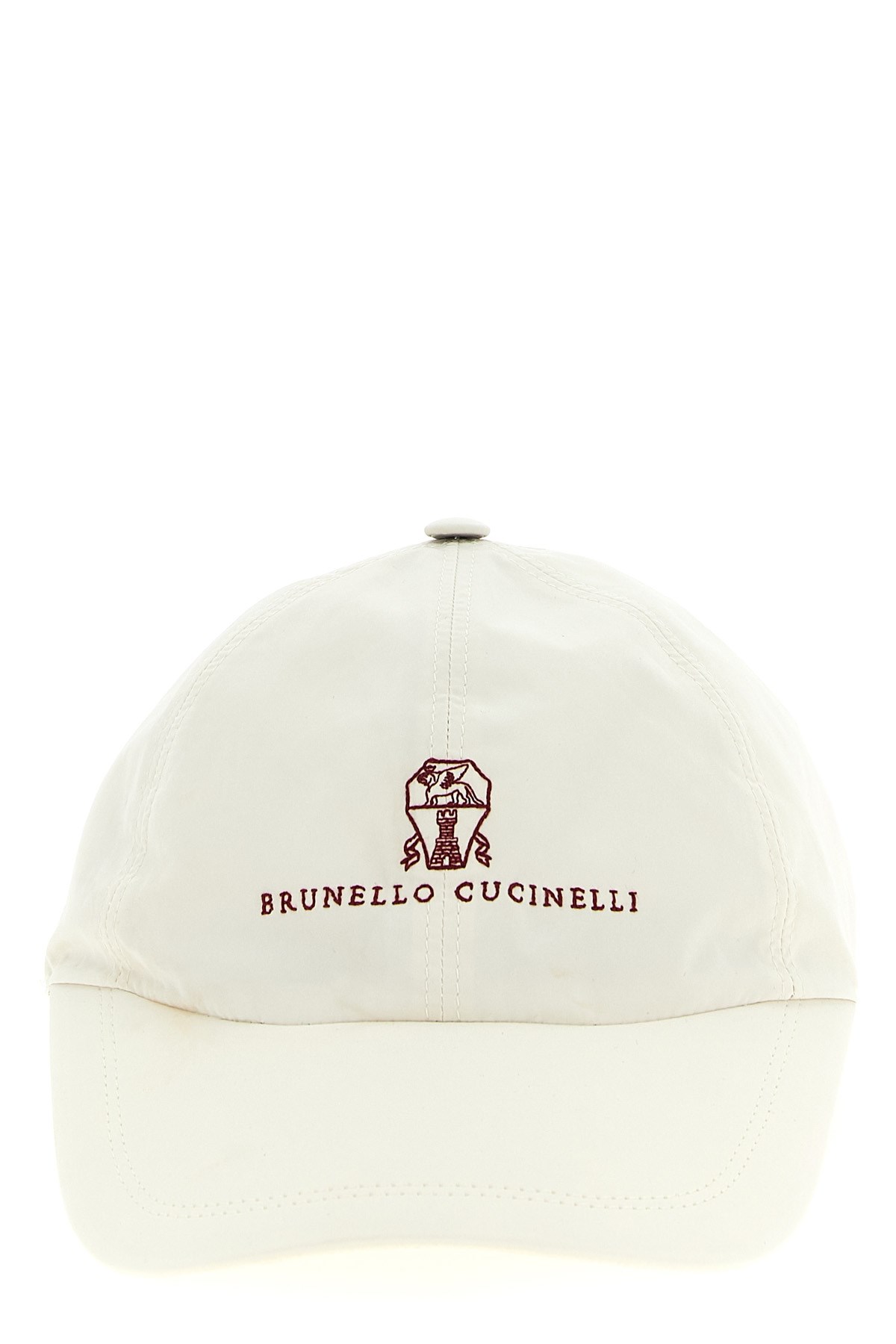 Brunello Cucinelli Logo-embroidered Baseball Cap In White