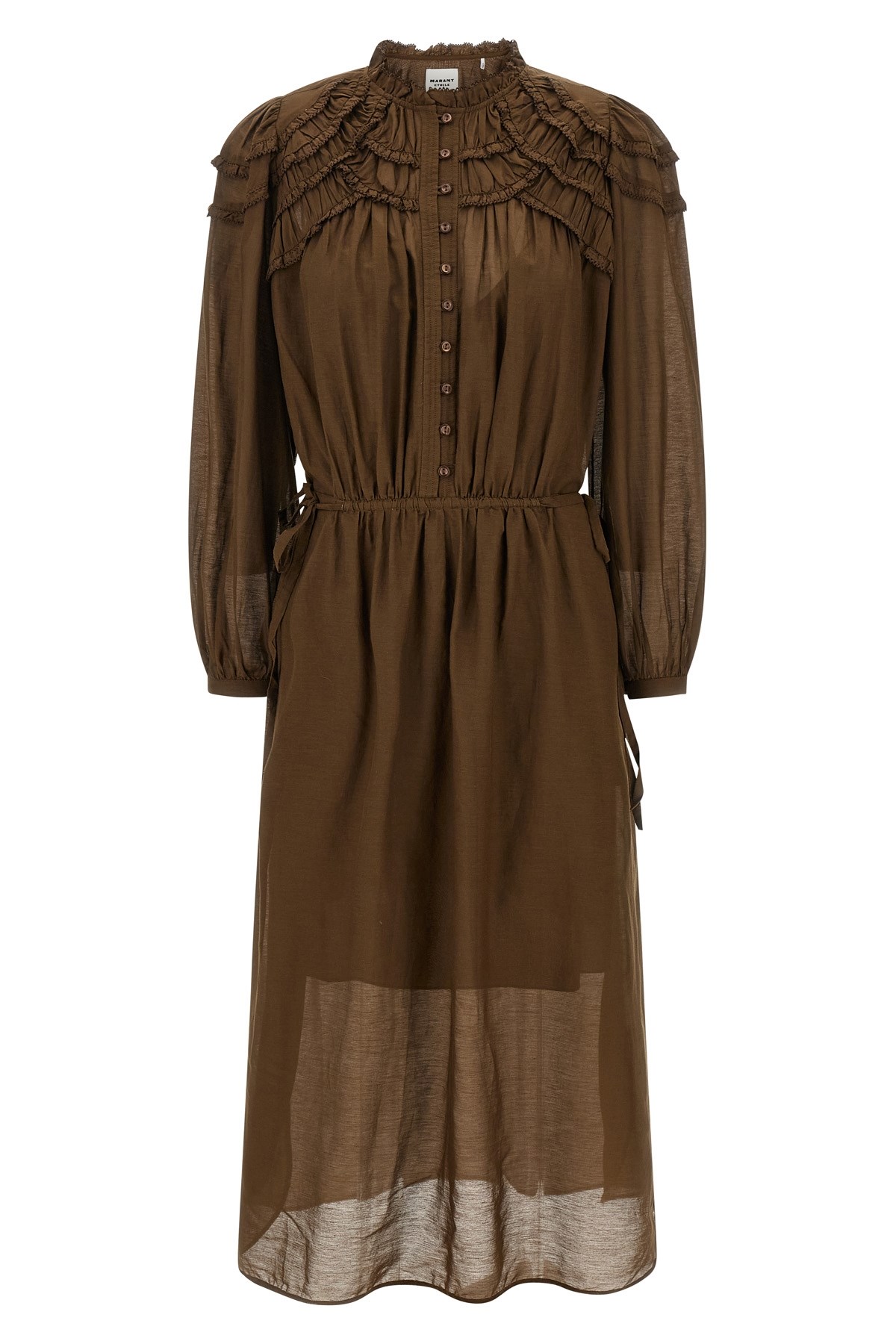 Isabel Marant Étoile Charissa Dresses Green In Green