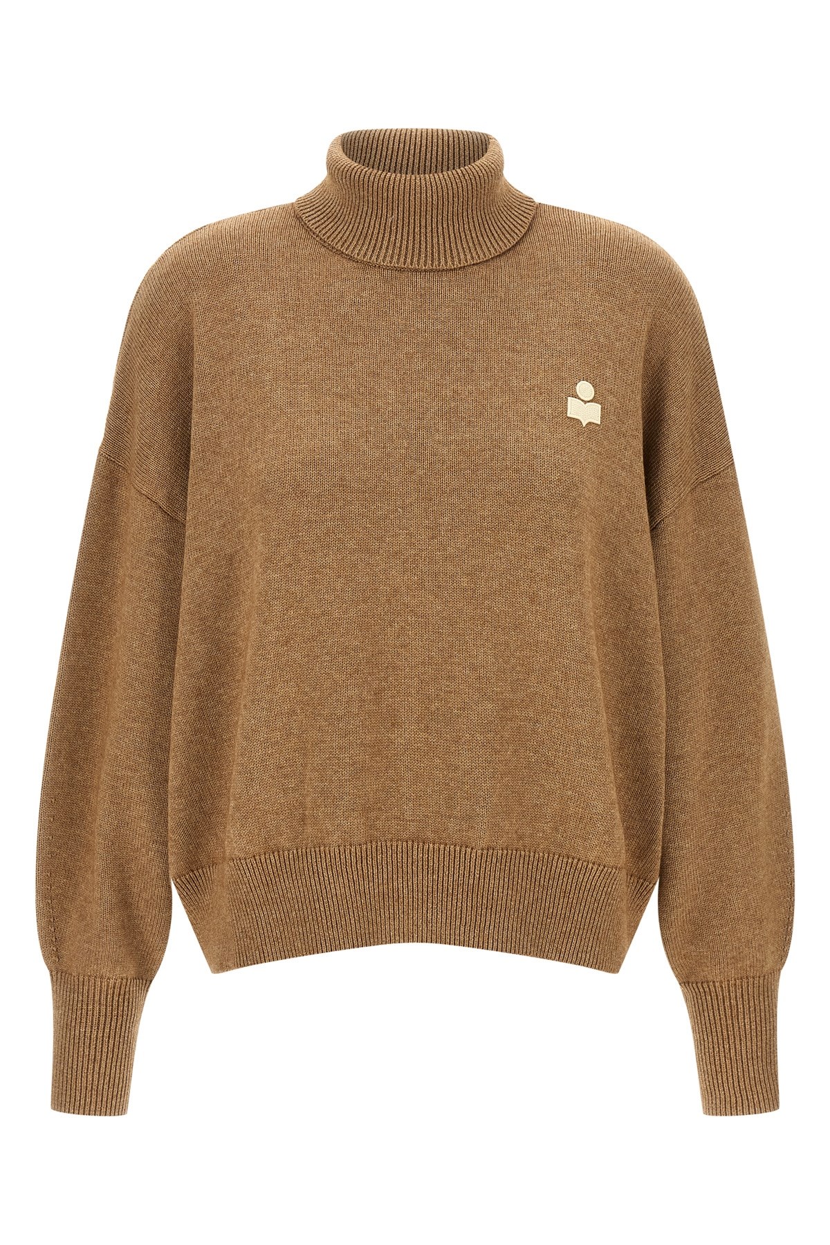 Isabel Marant Étoile Isabel Marant Etoile Camel Cotton Blend Oversize Nasha Sweater In Sand