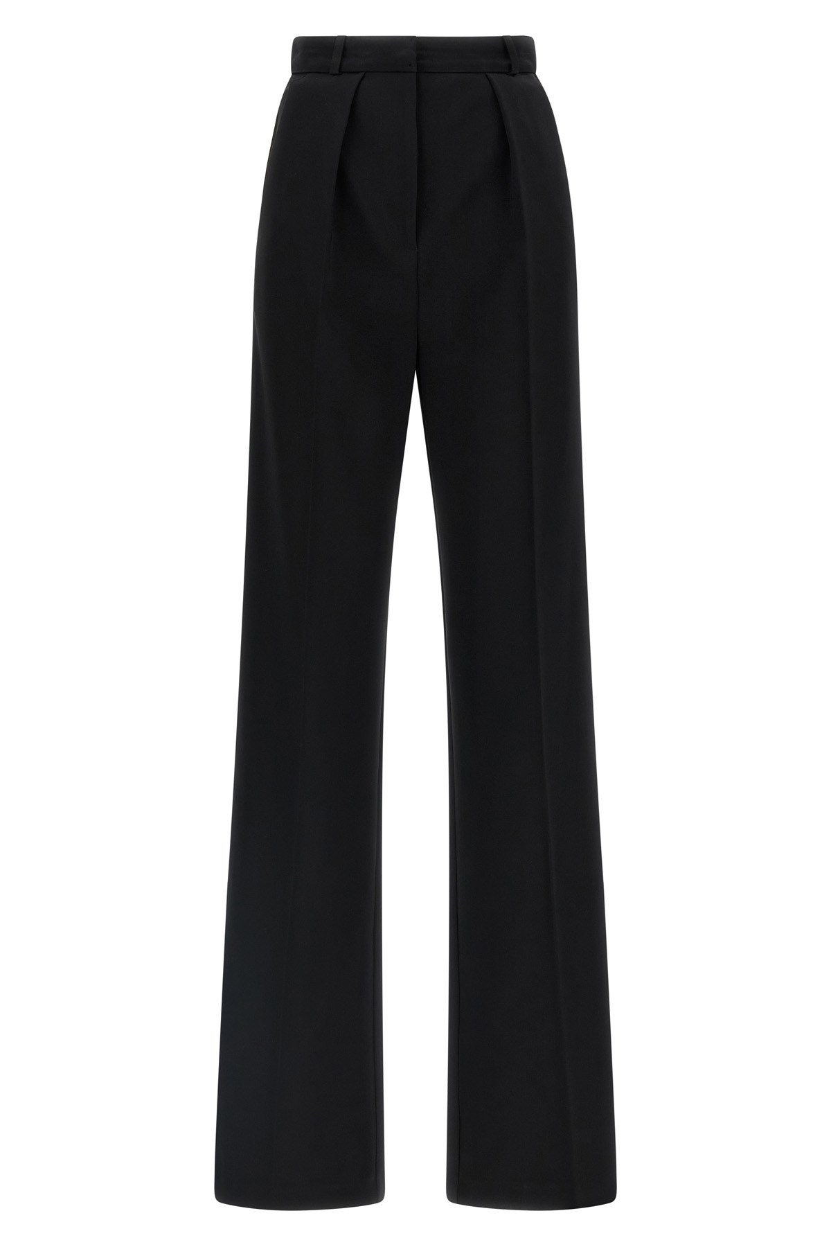 Elisabetta Franchi Tuxedo-effect Trousers Pants Black In Black