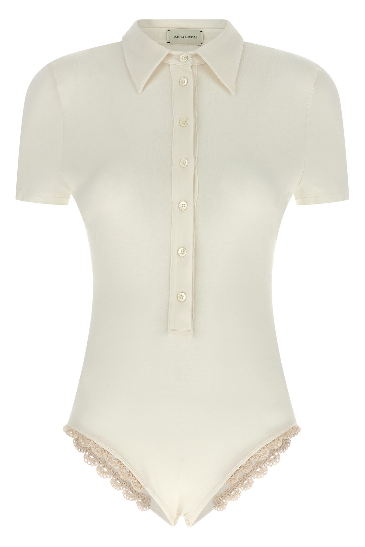 Magda Butrym 01 Bodysuit In White
