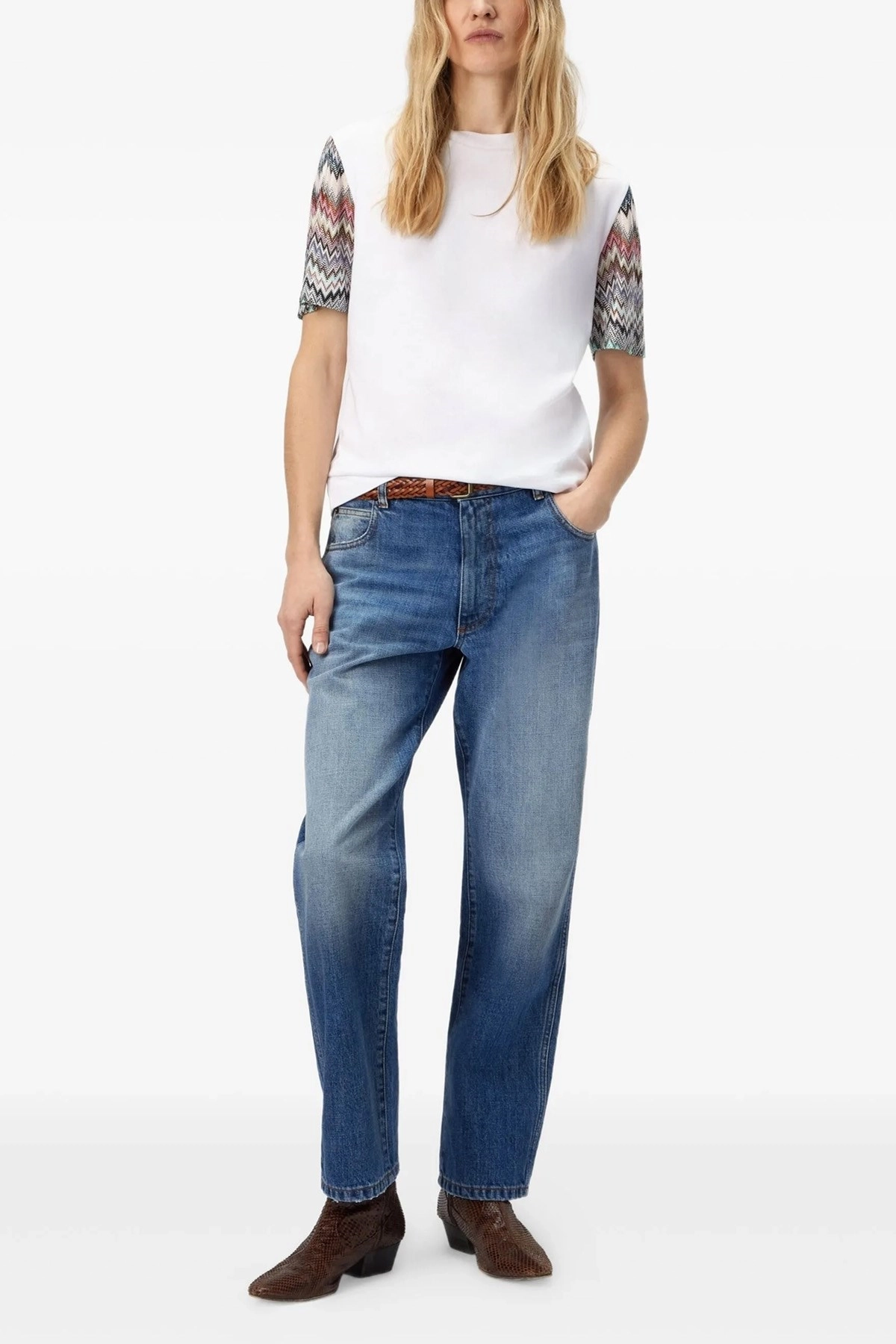 Missoni Snake sleeve t-shirt available on julian-fashion.com Missoni Snake sleeve t-shirt available on julian-fashion.com