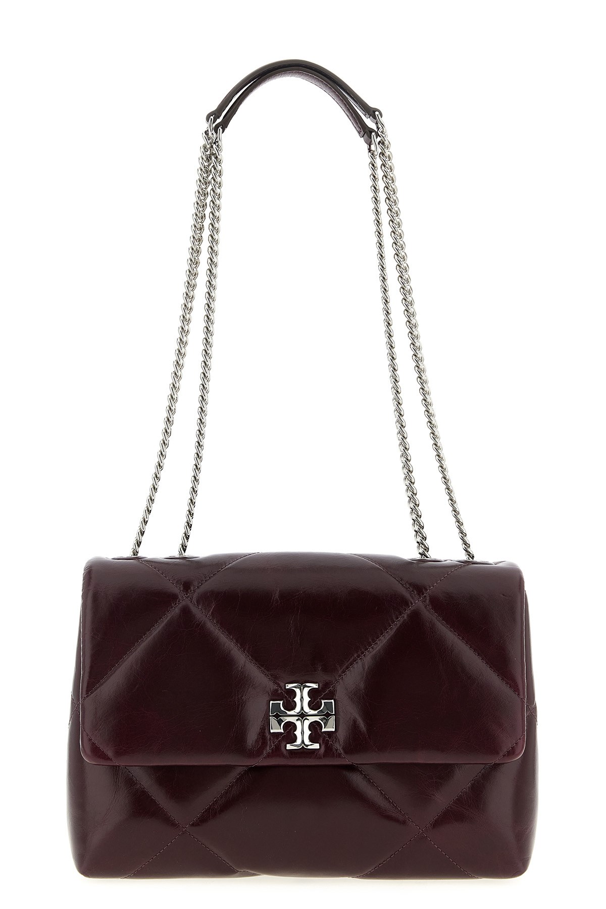 Tory Burch 'kira Diamond' Medium Shoulder Bag In Burgundy