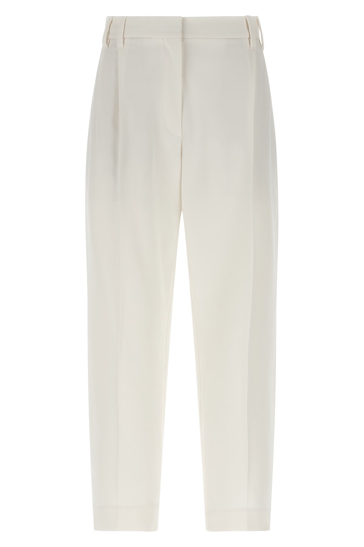 Brunello Cucinelli Slouchy Pants White In White