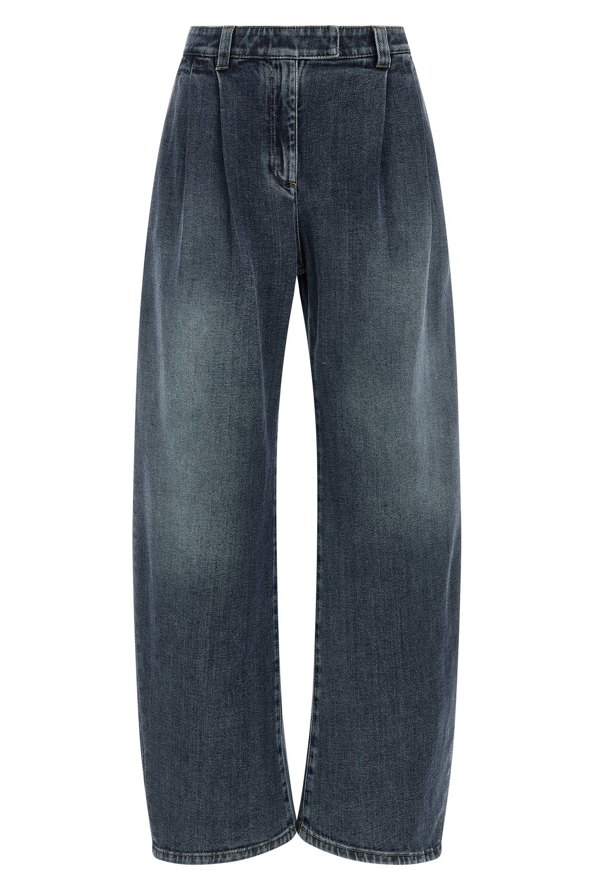 Brunello Cucinelli Relaxed Fit Denim Trousers In Blue