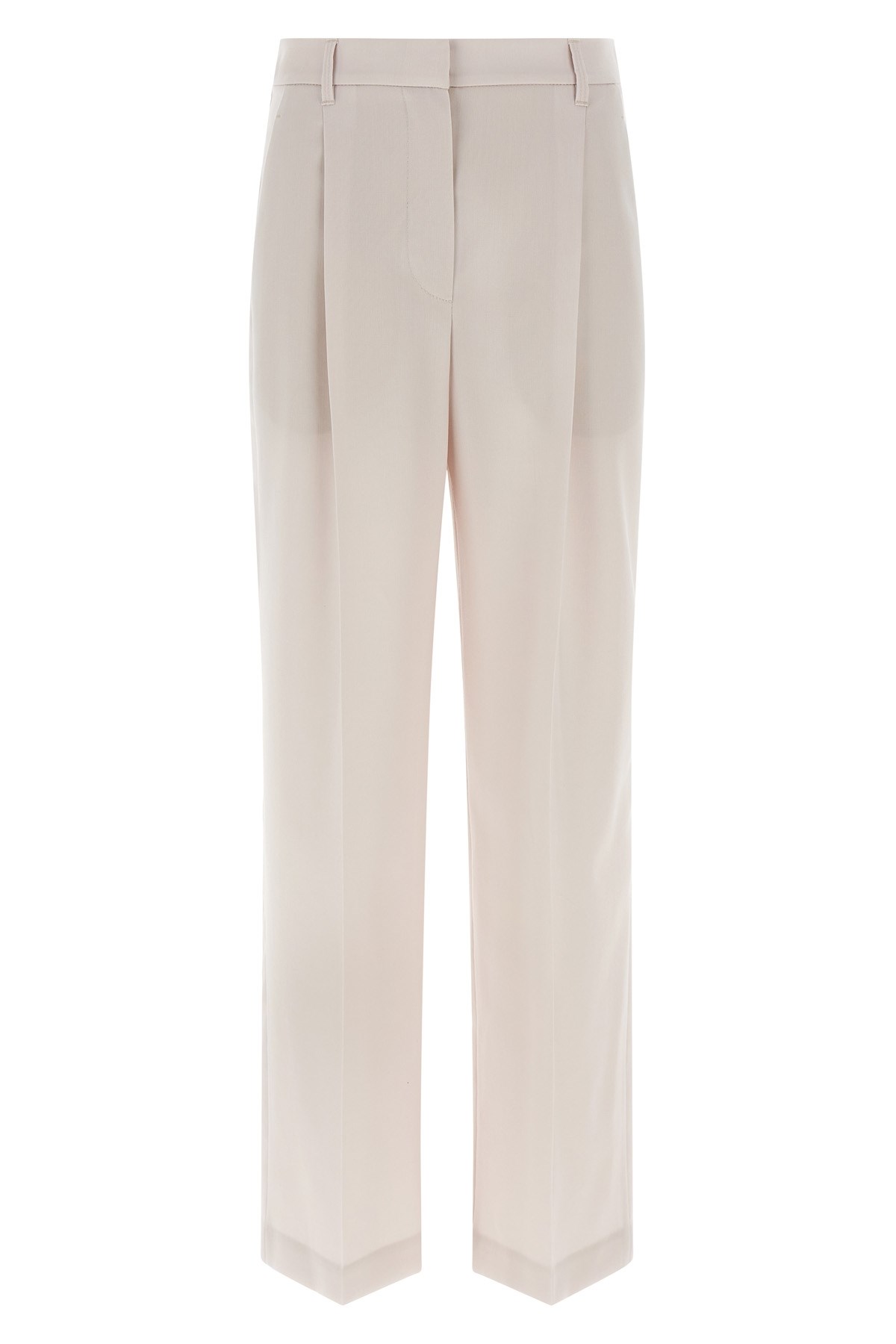 Brunello Cucinelli Wool Pants White In White