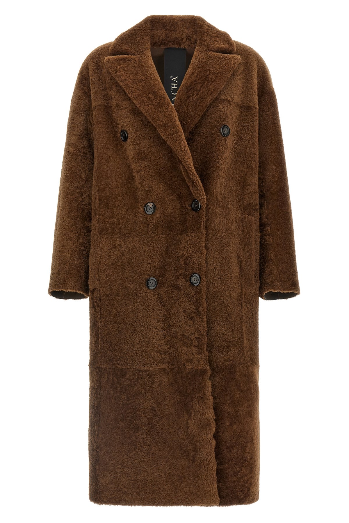 アウターその他 BLANCHA 'Nylon Diamond-Visone' long down jacket Green 217473601?w=1024