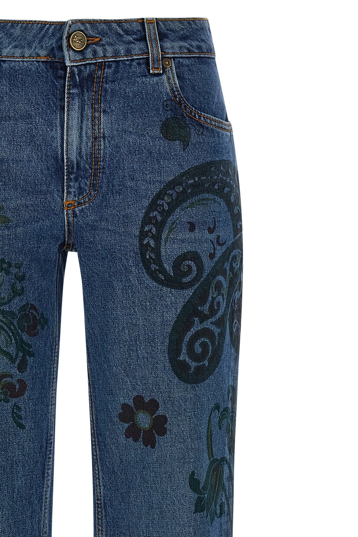 Etro Paisley print jeans available on julian-fashion.com