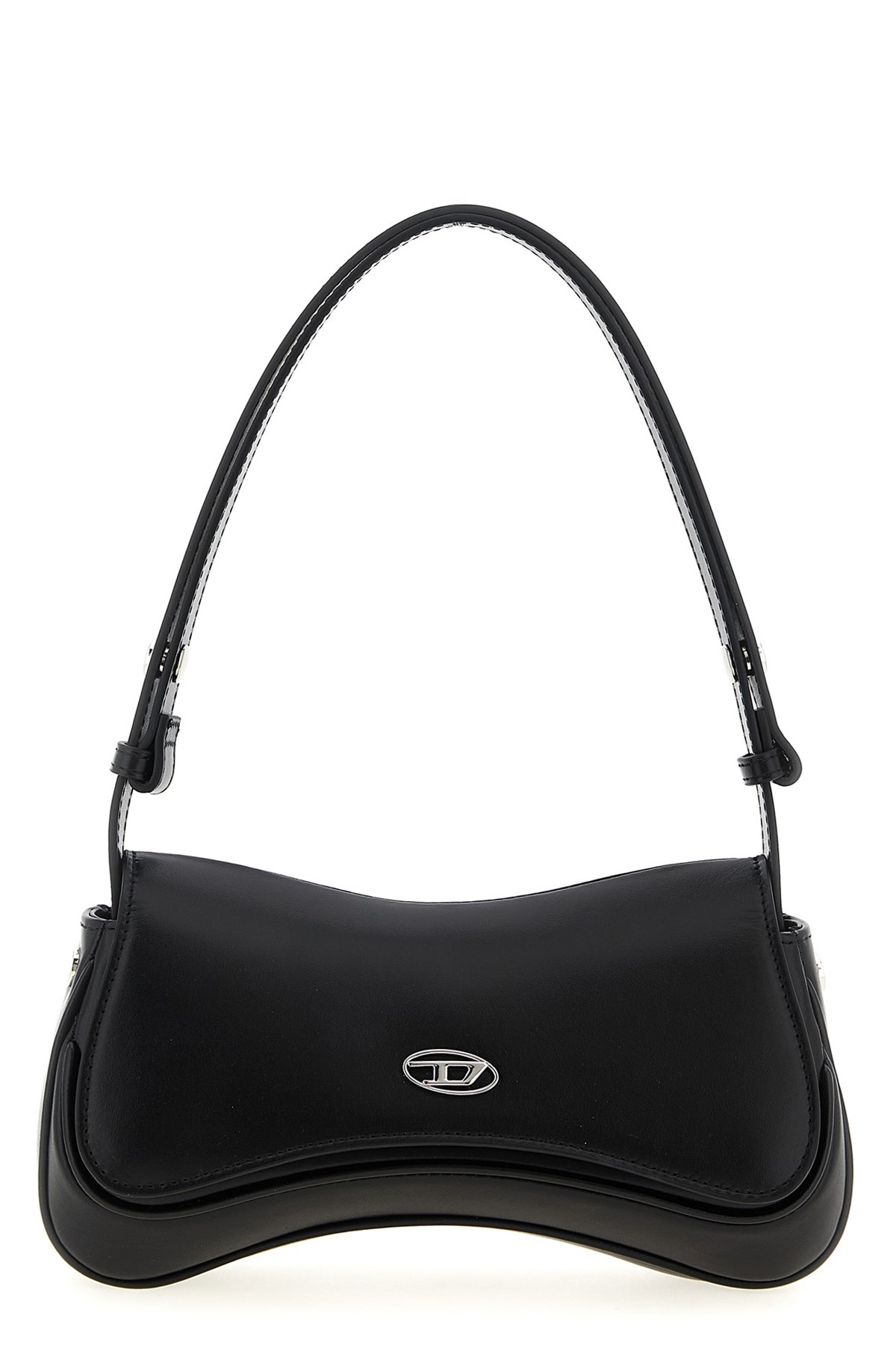 Diesel Black Play Clutch Clutch Bag In Black