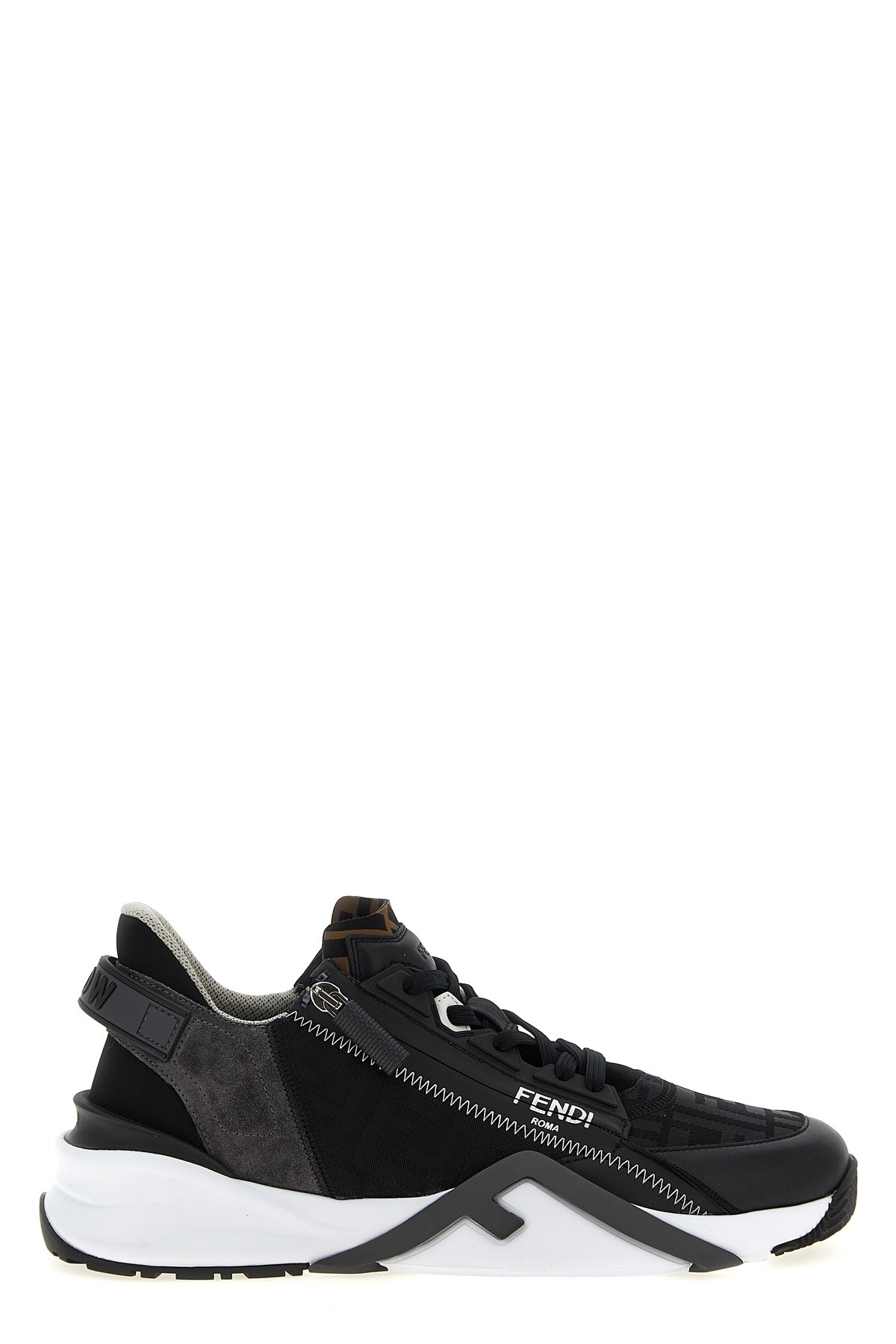 Fendi Men Flusso Di Scarpe Da Ginnastica In Black