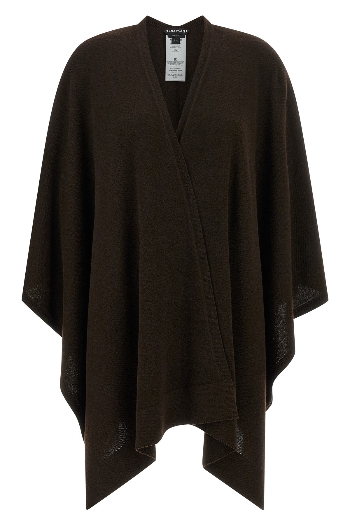 Tom Ford Cashmere Poncho In Brown