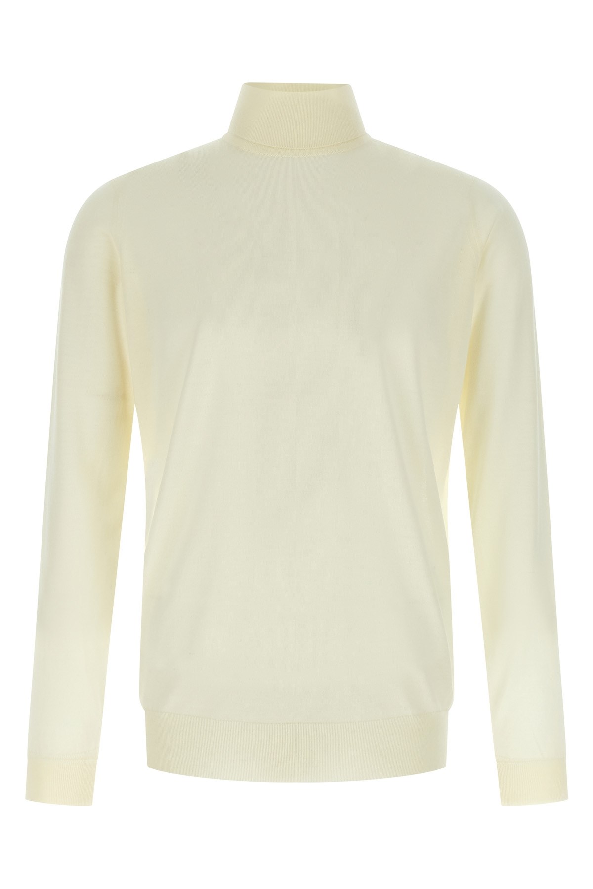 John Smedley White Richards Sweater In White