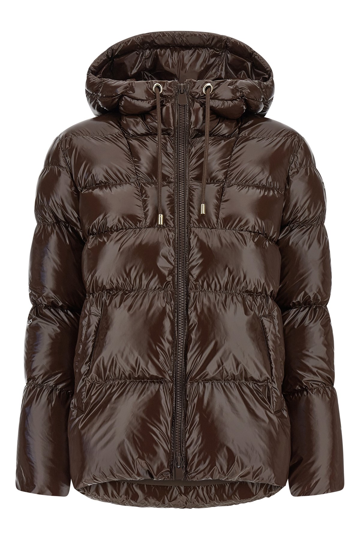 Pinko Eleodoro Puffer Jackets Brown In Brown