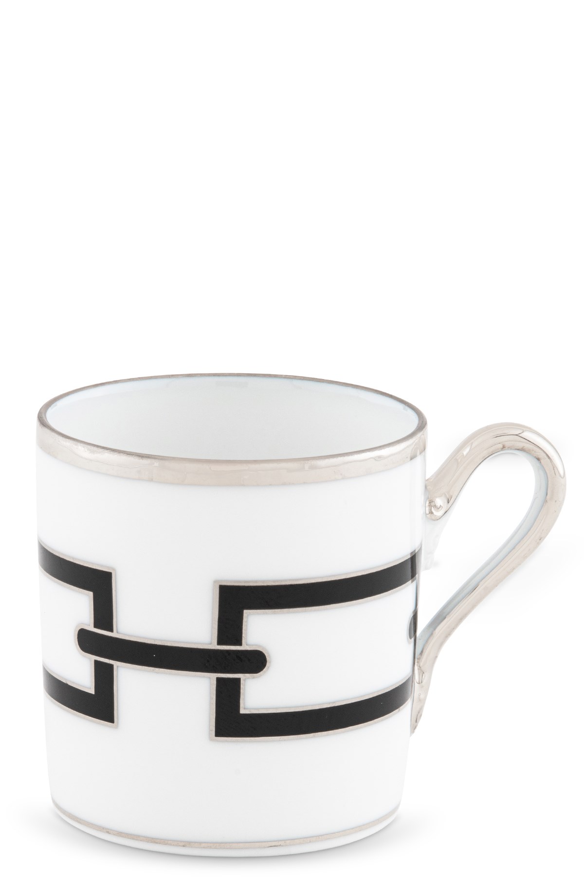 Ginori 1735 80 Cc 'catene' Coffee Cup In White