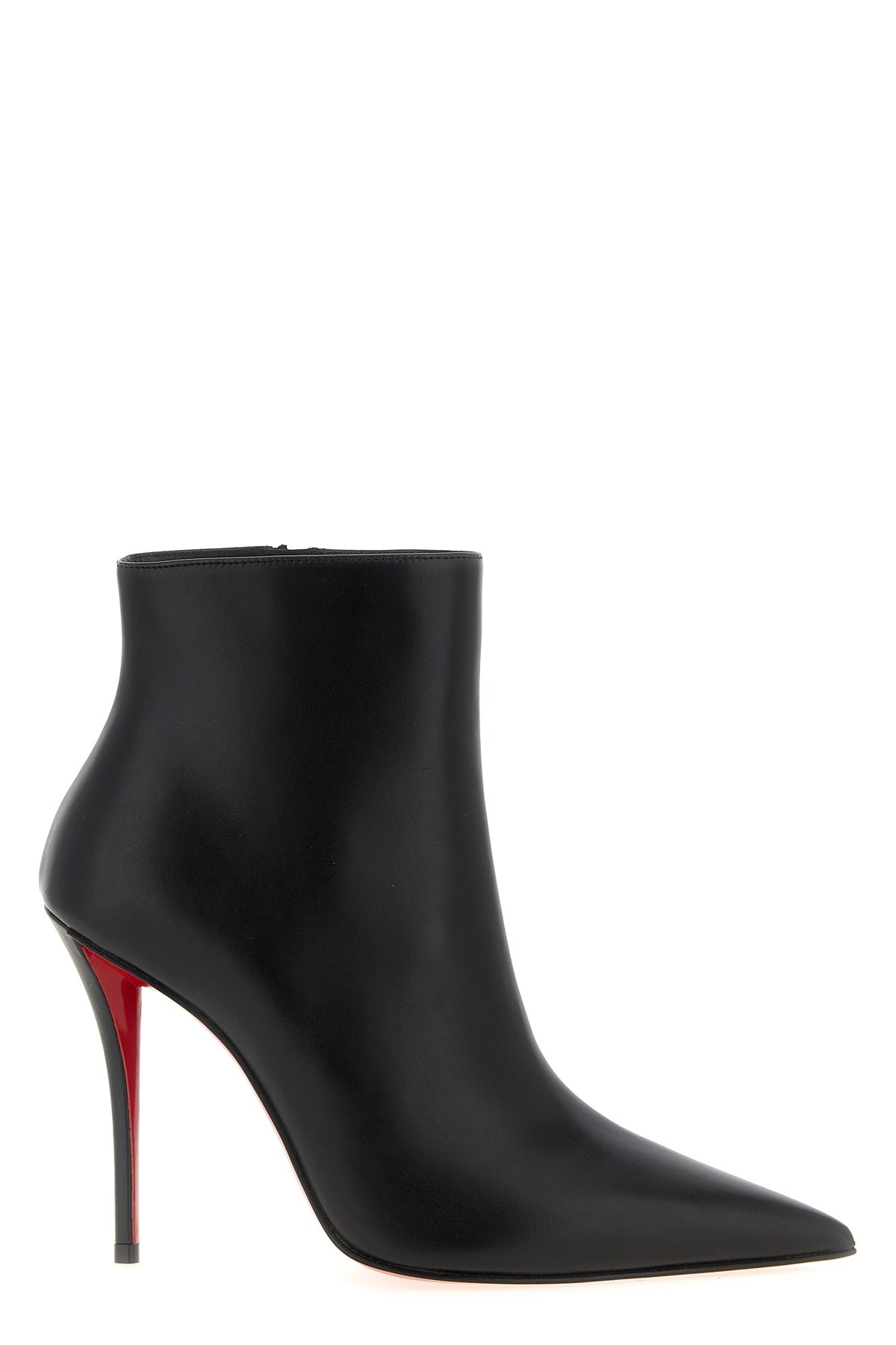 Christian Louboutin Ankle Boots With Pointed Toe And Stiletto In Black