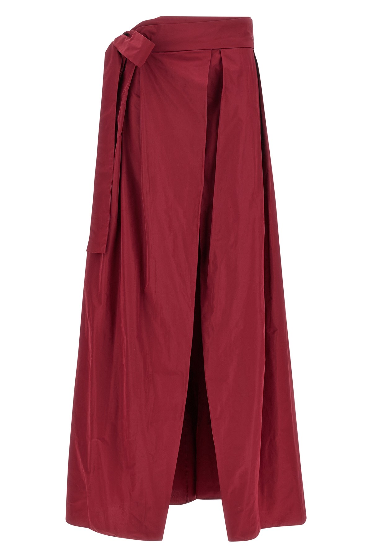 Pinko Maroon Cavallina Skirt In Burgundy