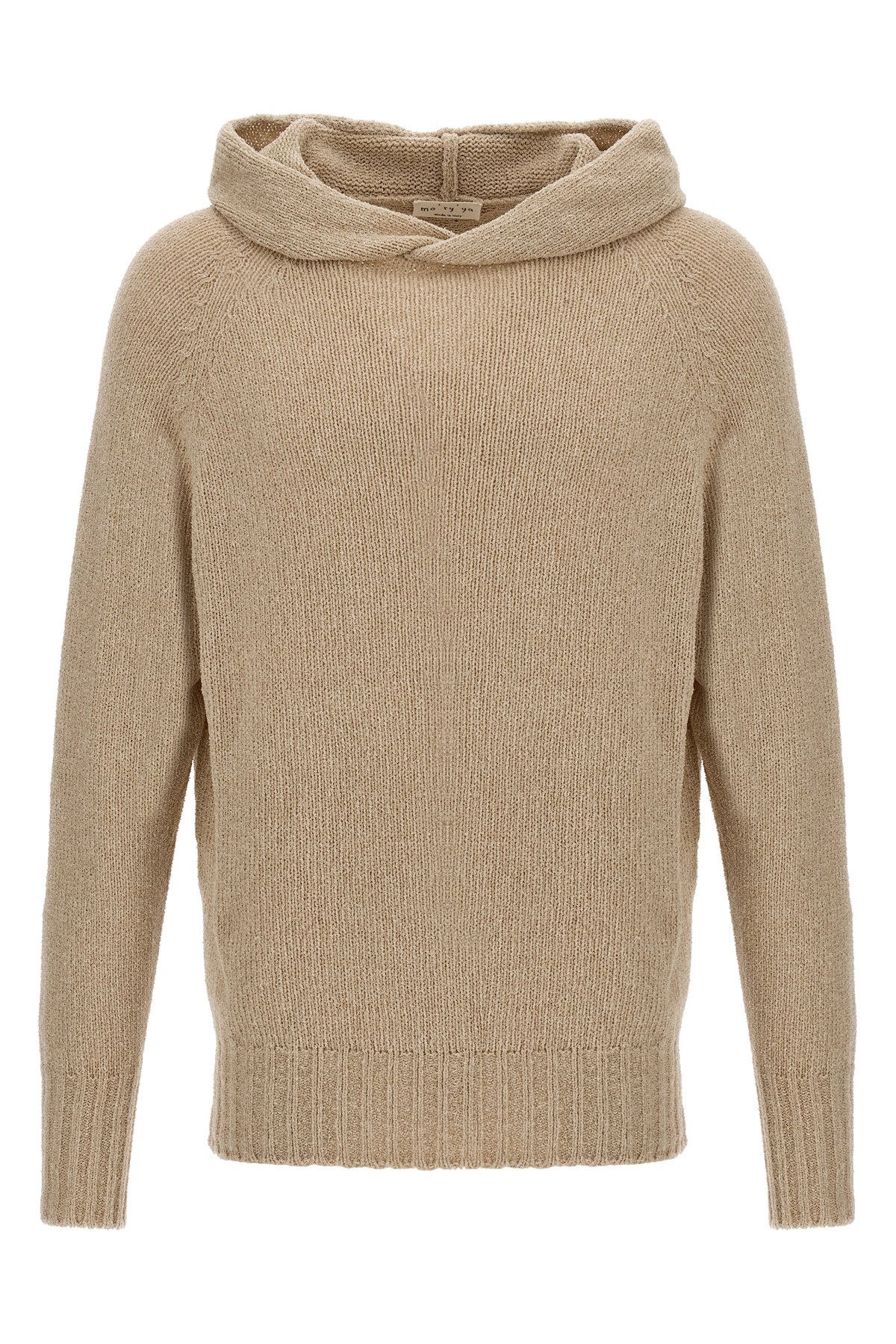 Ma'ry'ya Hooded Sweater In Sand